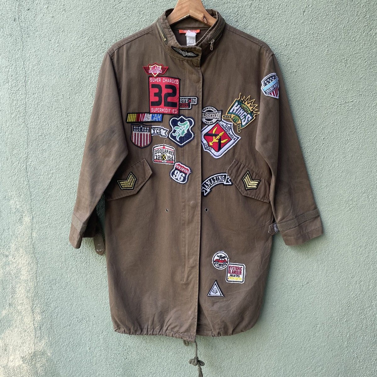 Japanese Brand Vtg‼️ ONE STAR Full Patches HYSTERIC GLAMOUR Zippers Jacket Size US M / EU 48-50 / 2 - 1 Thumbnail