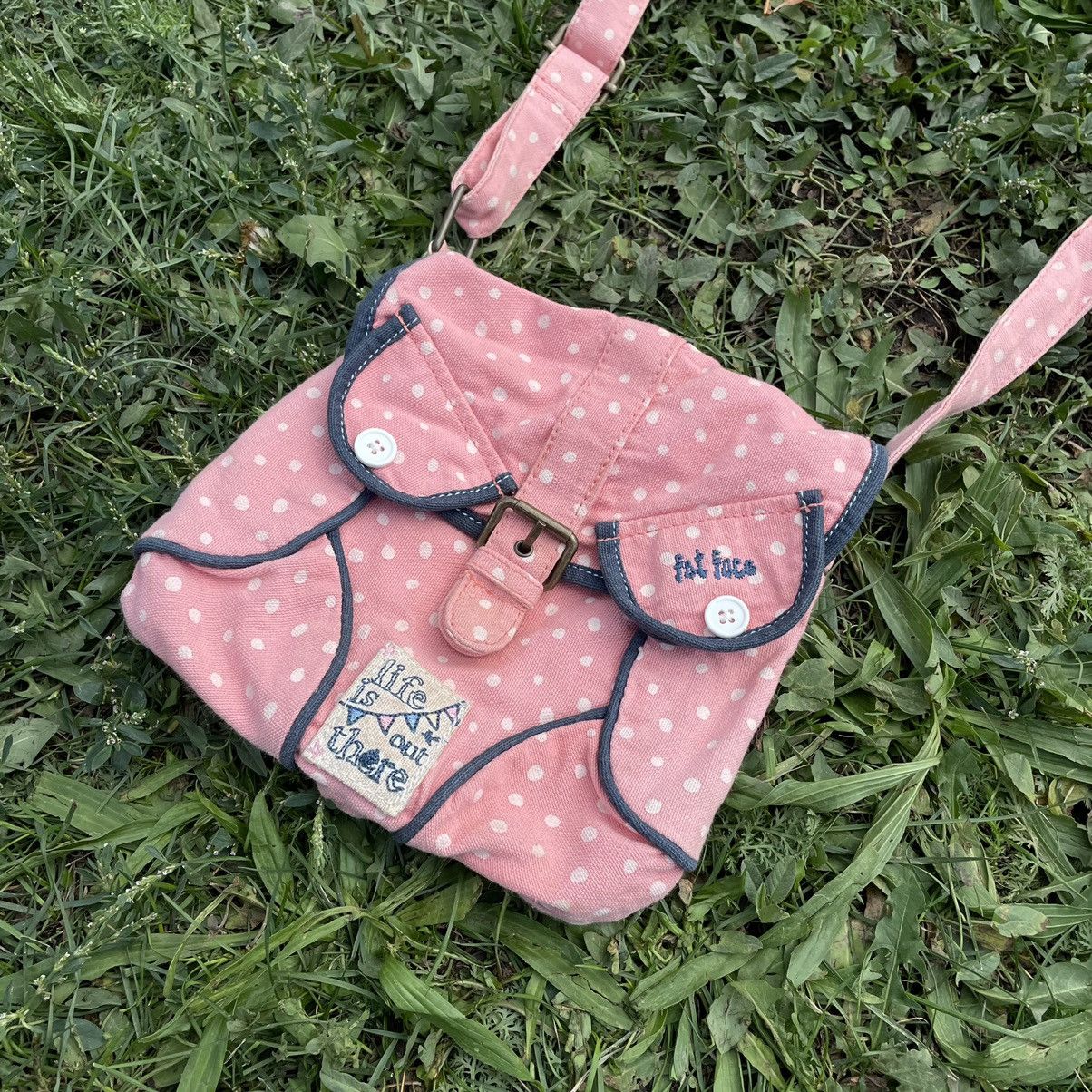 Vintage Vintage Y2K Crossbody Bag Pink Streetwear Gorpcore Boxy OS Size ONE SIZE - 2 Thumbnail