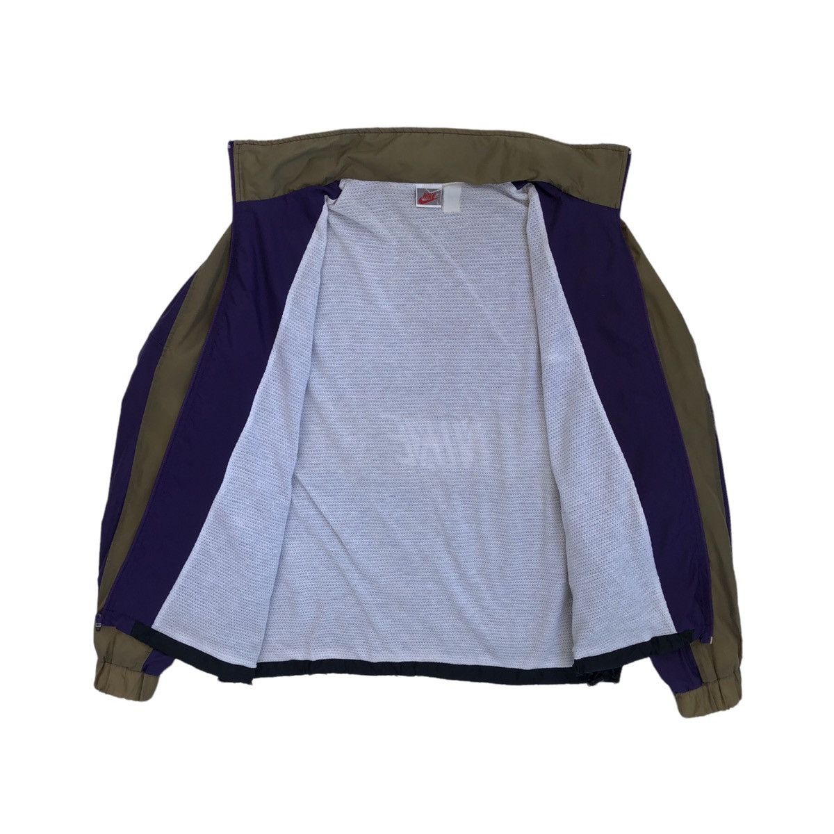 Nike Vintage 90s Nike Grey Tag Windbreaker Jacket Three Tones Size US L / EU 52-54 / 3 - 6 Thumbnail