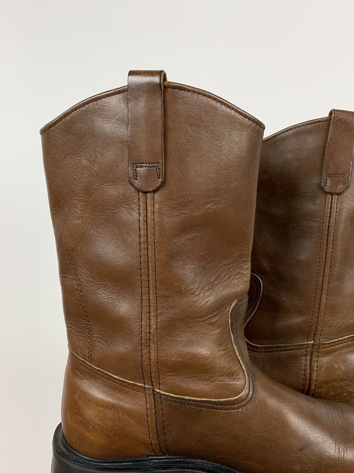 Red Wing Red Wing Made in USA Brown Leather Boots Size US 8 / EU 41 - 16 Thumbnail