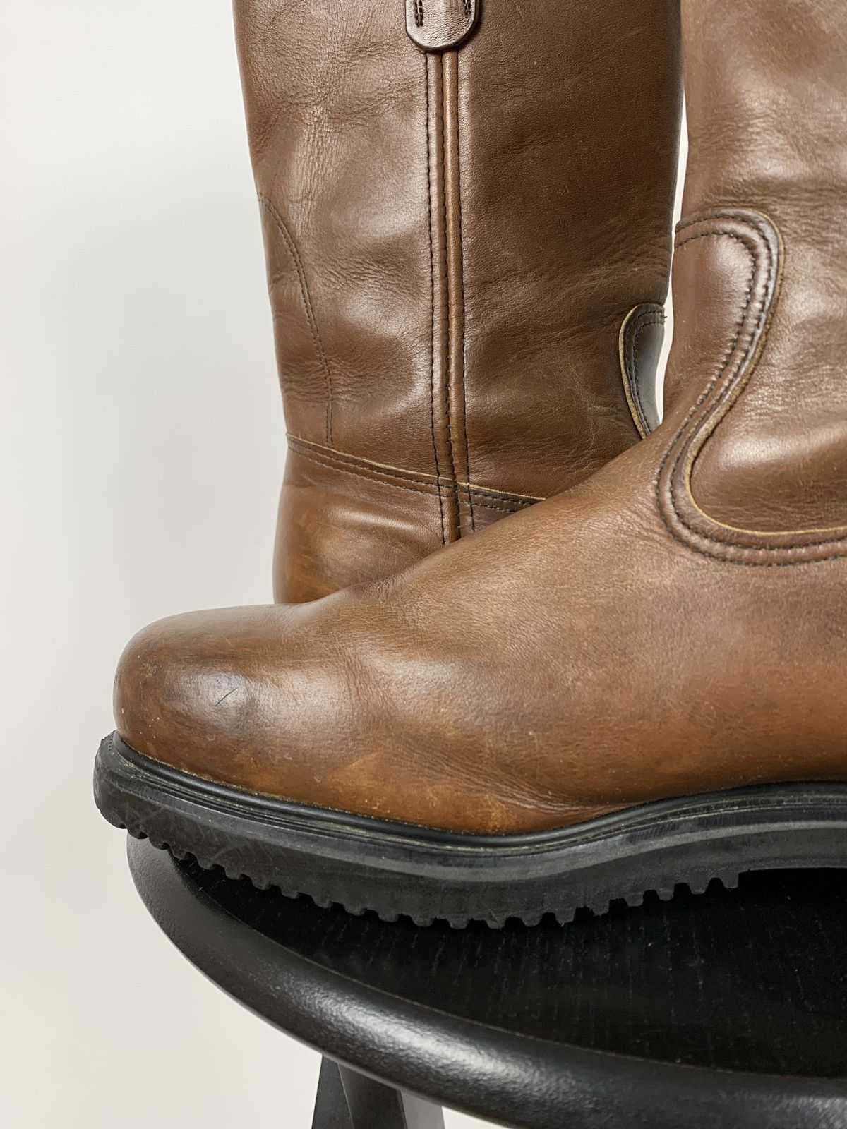 Red Wing Red Wing Made in USA Brown Leather Boots Size US 8 / EU 41 - 21 Thumbnail