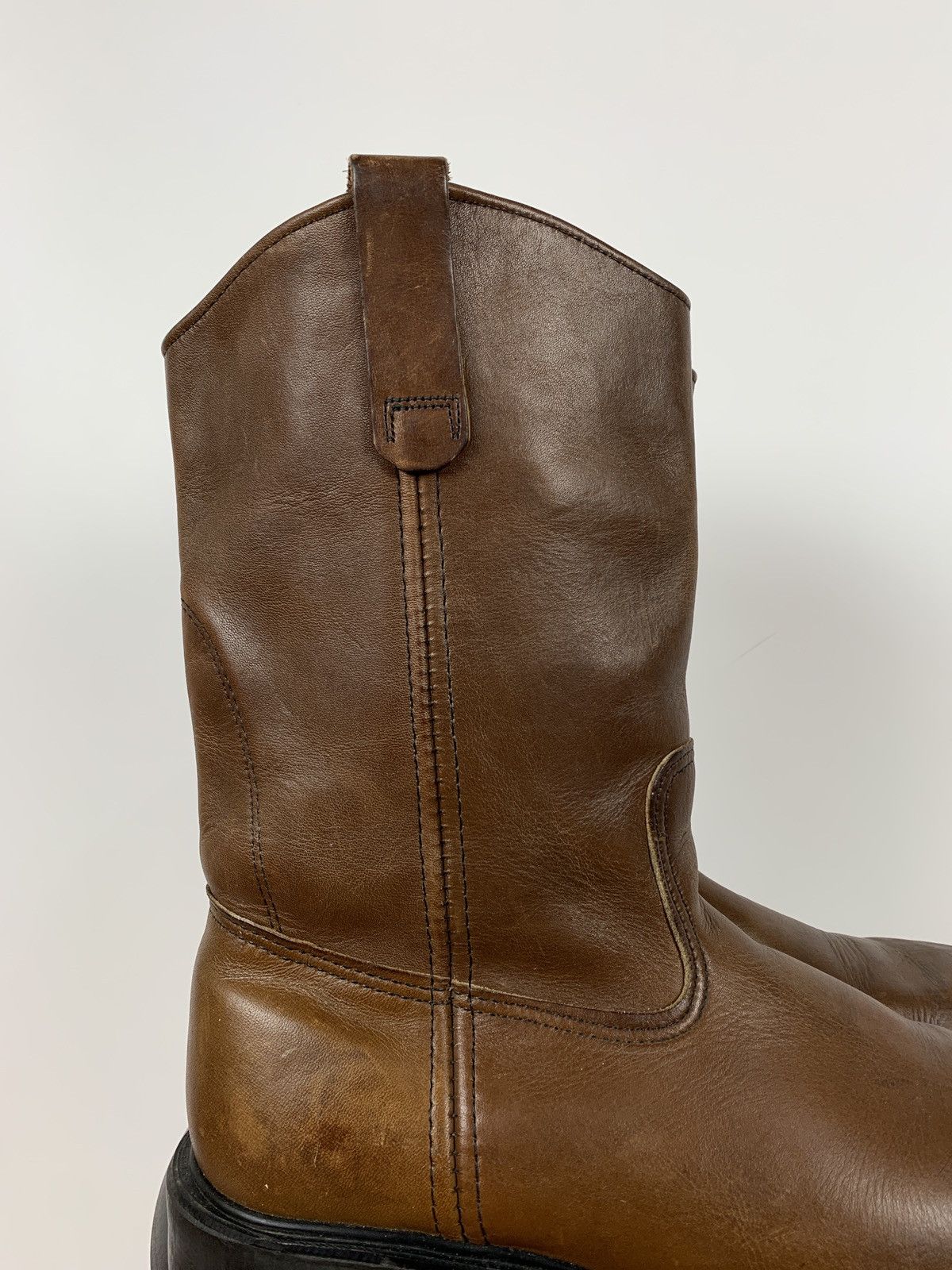 Red Wing Red Wing Made in USA Brown Leather Boots Size US 8 / EU 41 - 13 Thumbnail
