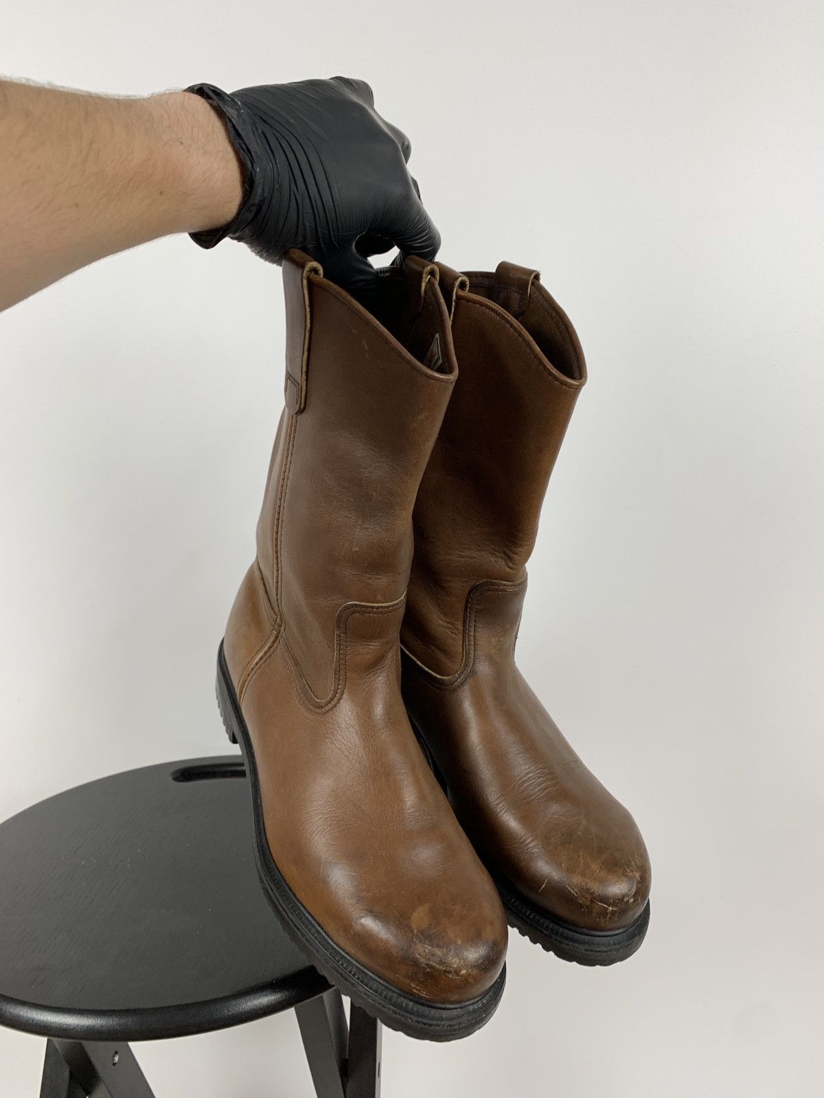 Red Wing Red Wing Made in USA Brown Leather Boots Size US 8 / EU 41 - 8 Thumbnail