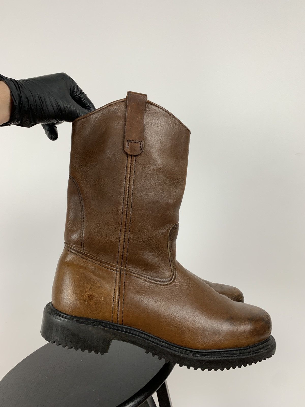 Red Wing Red Wing Made in USA Brown Leather Boots Size US 8 / EU 41 - 7 Thumbnail