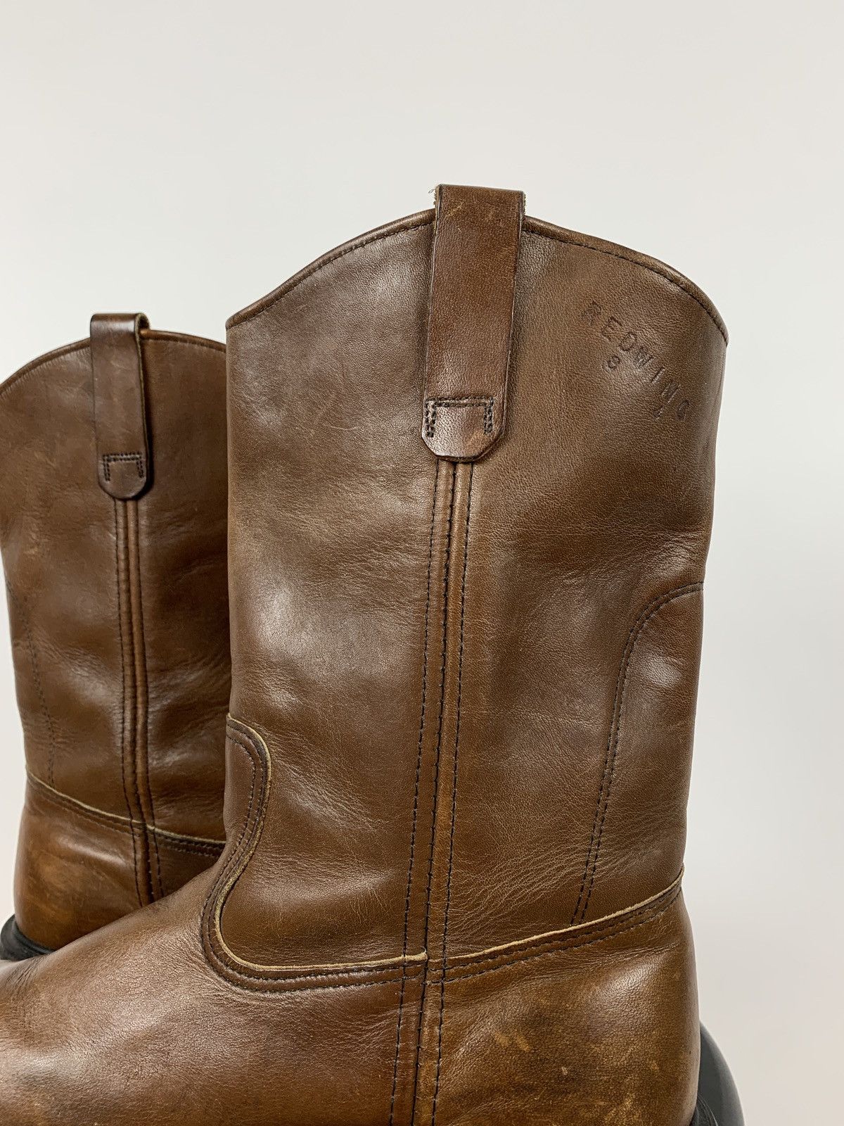 Red Wing Red Wing Made in USA Brown Leather Boots Size US 8 / EU 41 - 19 Thumbnail