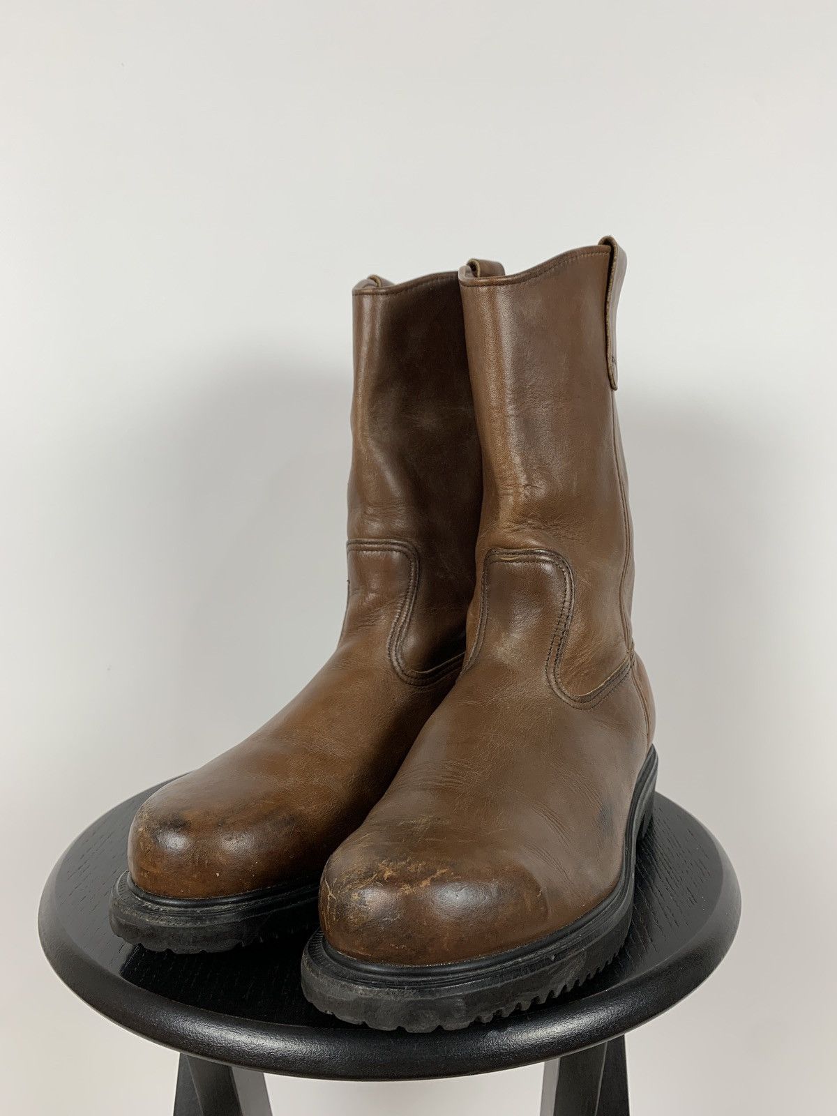 Red Wing Red Wing Made in USA Brown Leather Boots Size US 8 / EU 41 - 9 Thumbnail
