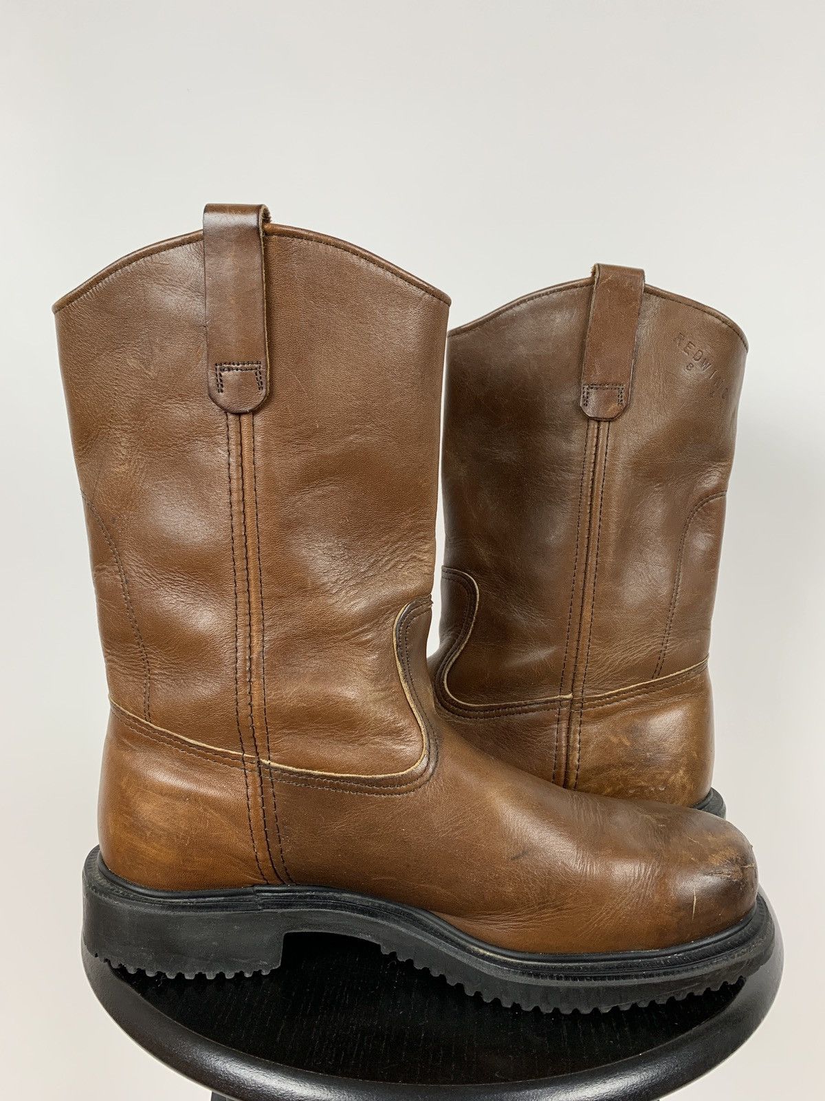 Red Wing Red Wing Made in USA Brown Leather Boots Size US 8 / EU 41 - 4 Thumbnail