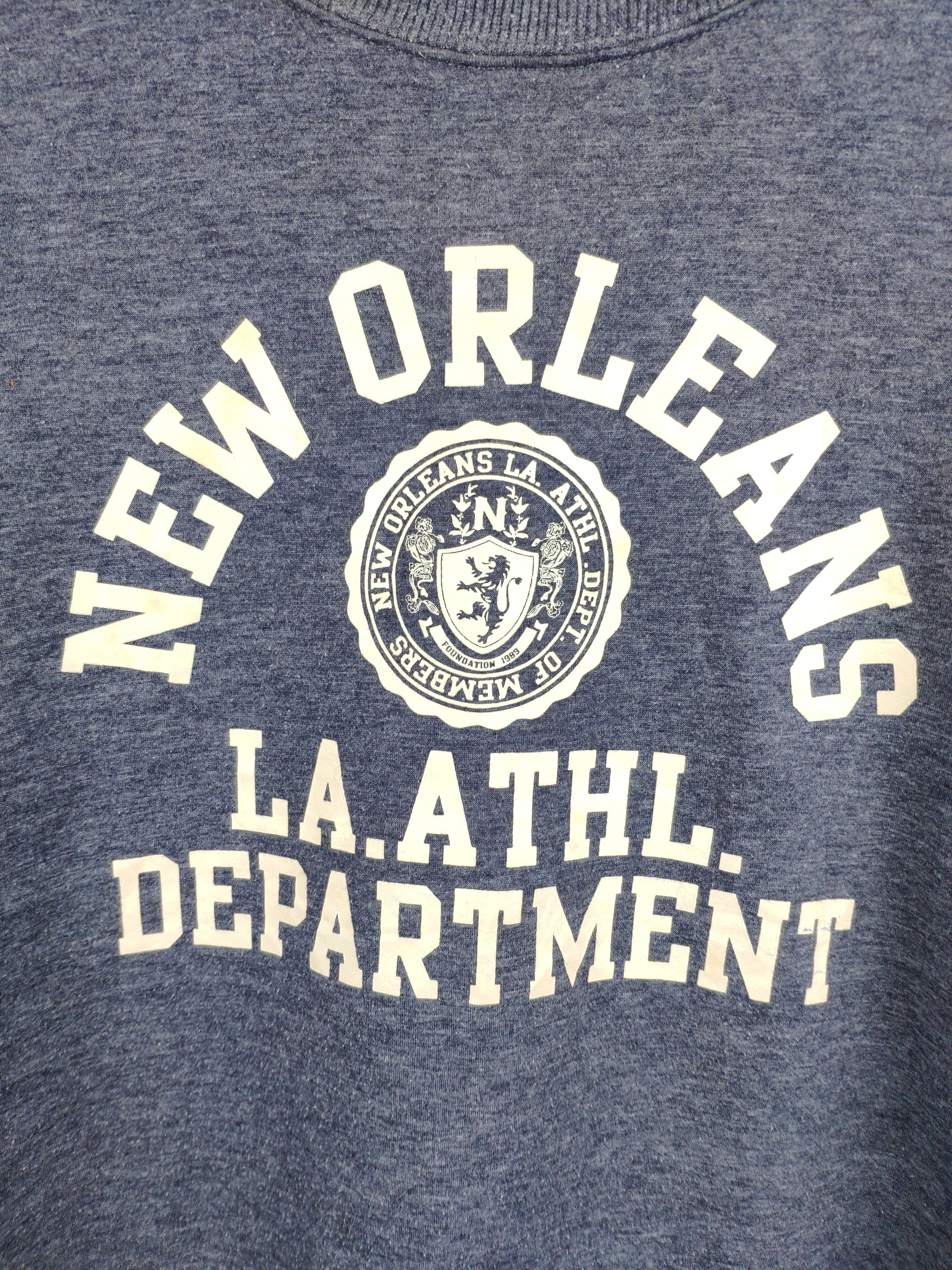 Japanese Brand × Vintage Steal 💥 Vintage 90 S Sweatshirt New Orleans Lining Sherpa Size US M / EU 48-50 / 2 - 2 Thumbnail