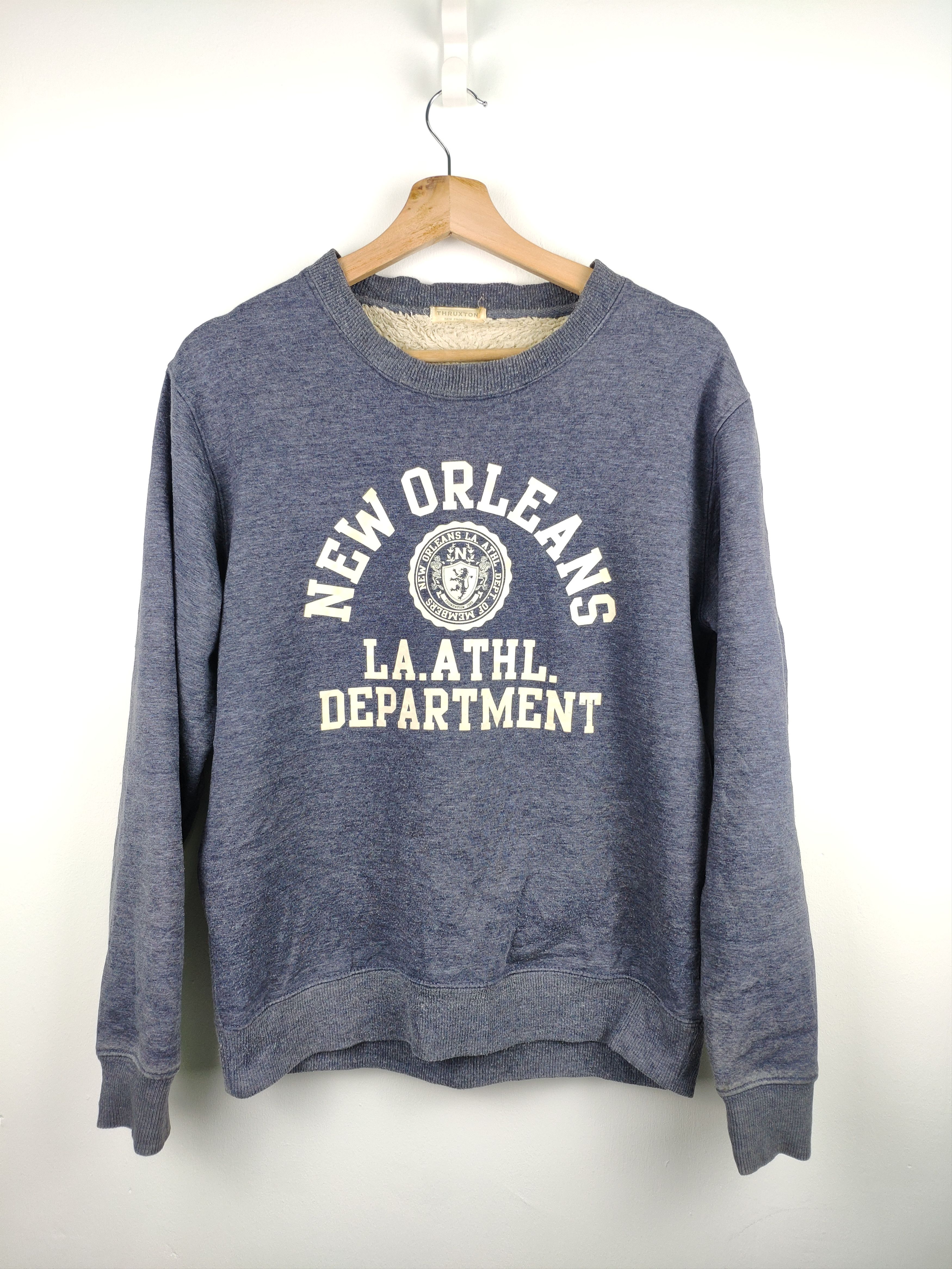 Japanese Brand × Vintage Steal 💥 Vintage 90 S Sweatshirt New Orleans Lining Sherpa Size US M / EU 48-50 / 2 - 1 Thumbnail