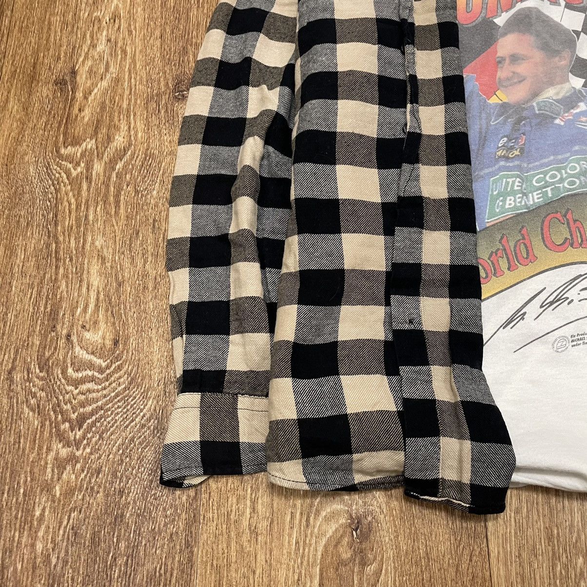 Vintage Vintage Y2K Black White Checkered Shirt Skate Oversized L Size US L / EU 52-54 / 3 - 3 Thumbnail