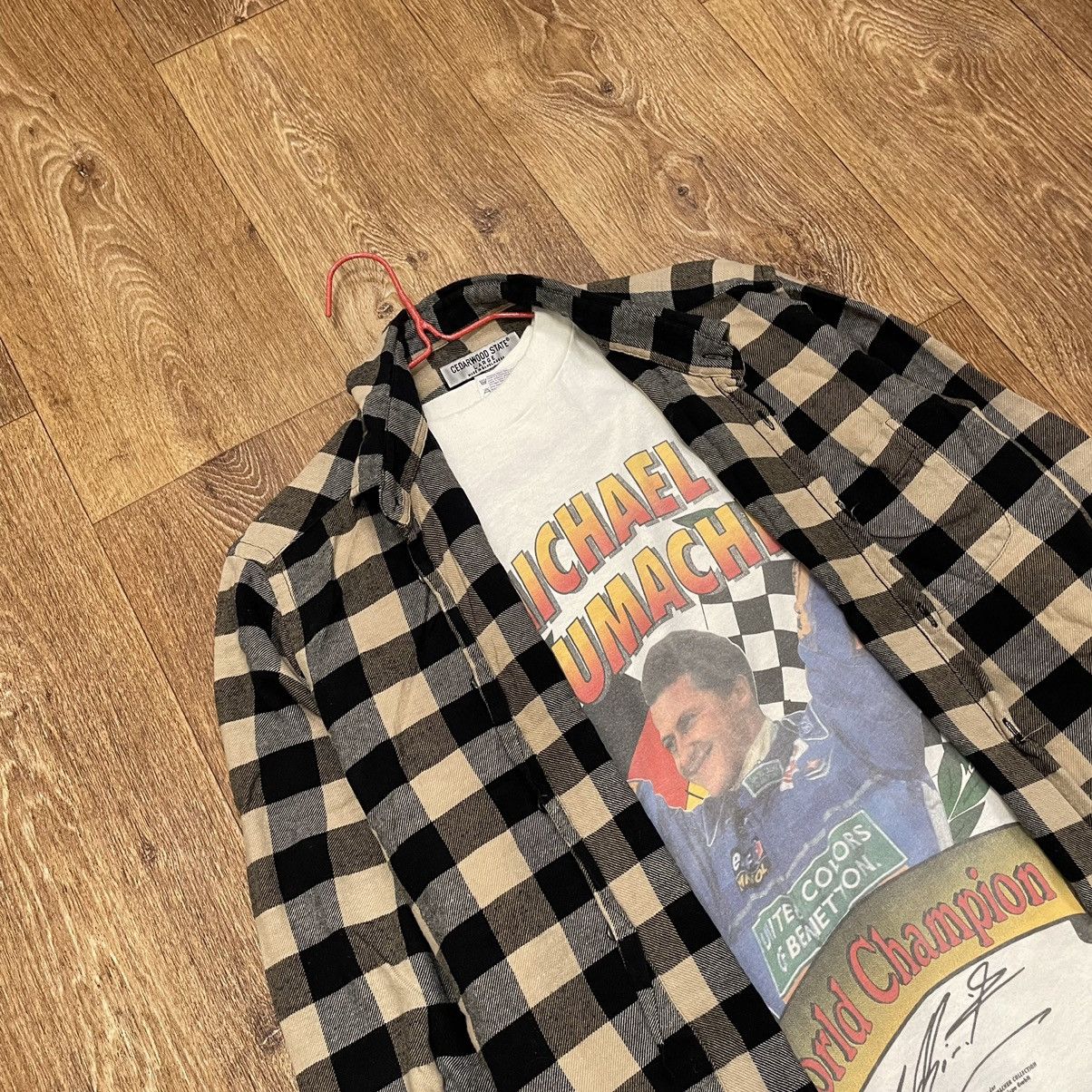 Vintage Vintage Y2K Black White Checkered Shirt Skate Oversized L Size US L / EU 52-54 / 3 - 5 Thumbnail