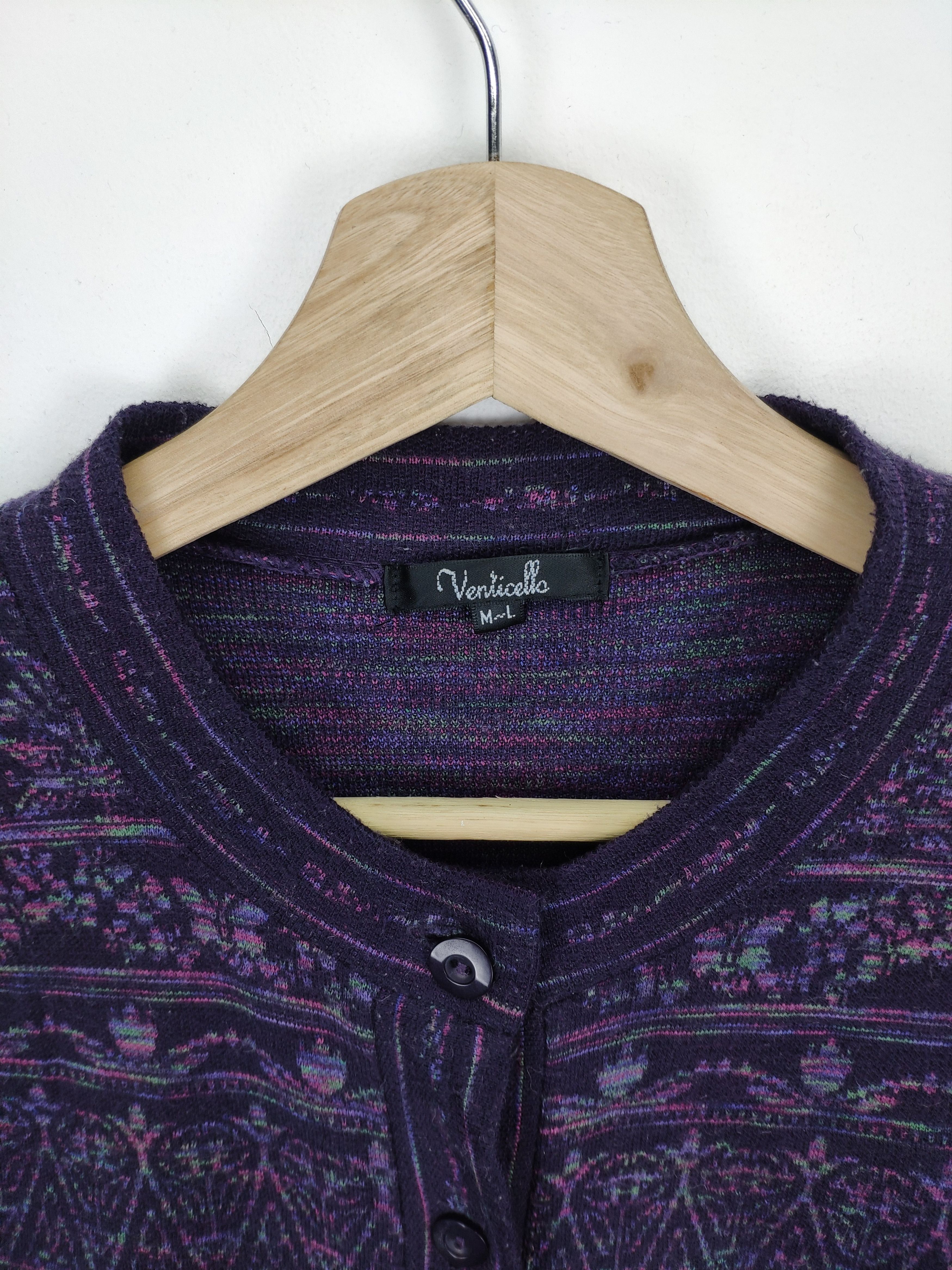 Japanese Brand Steal 💥 Vintage Wool Cardigan Sweater Japanese Brand Size M / US 6-8 / IT 42-44 - 7 Thumbnail