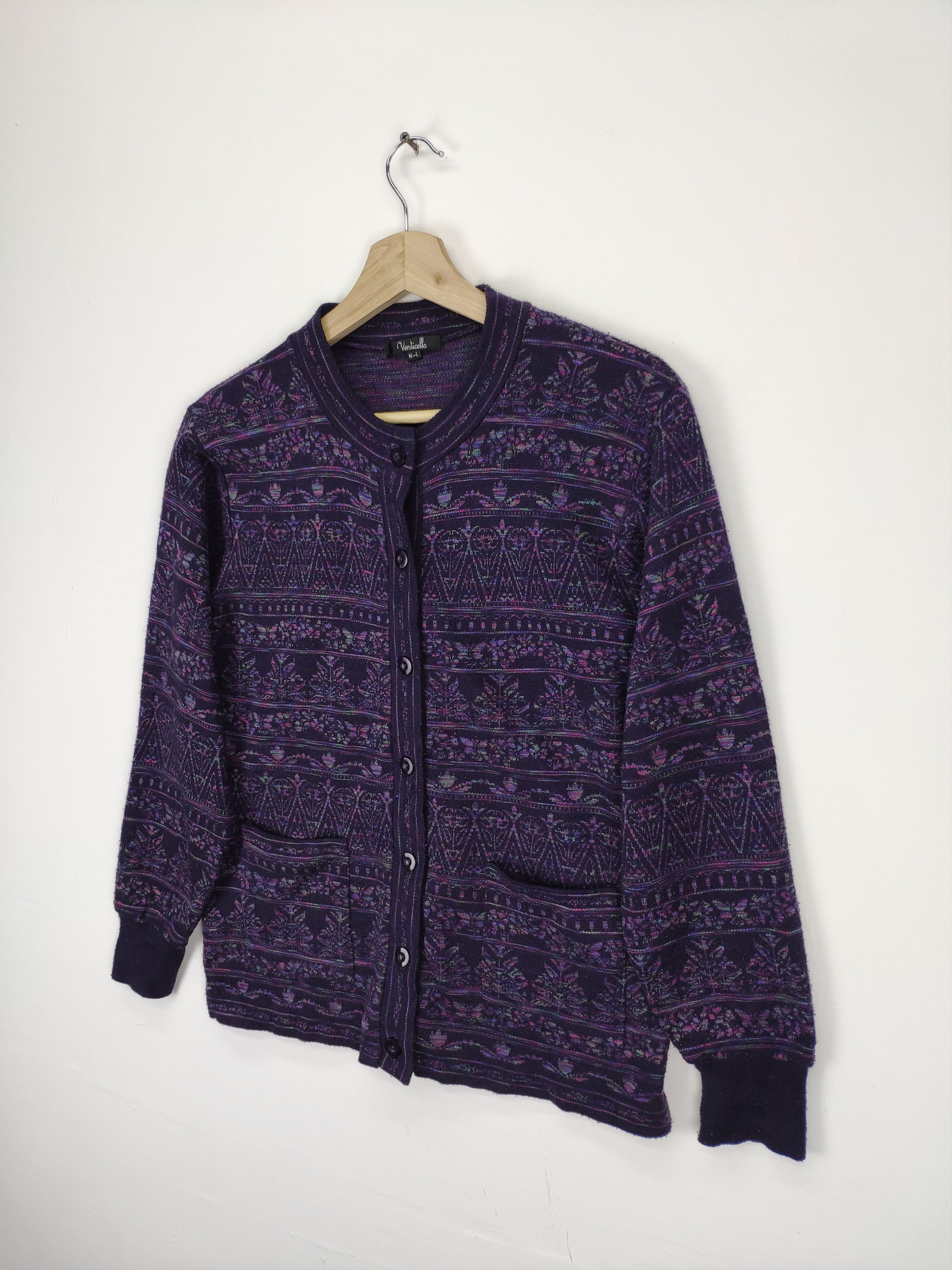 Japanese Brand Steal 💥 Vintage Wool Cardigan Sweater Japanese Brand Size M / US 6-8 / IT 42-44 - 2 Thumbnail