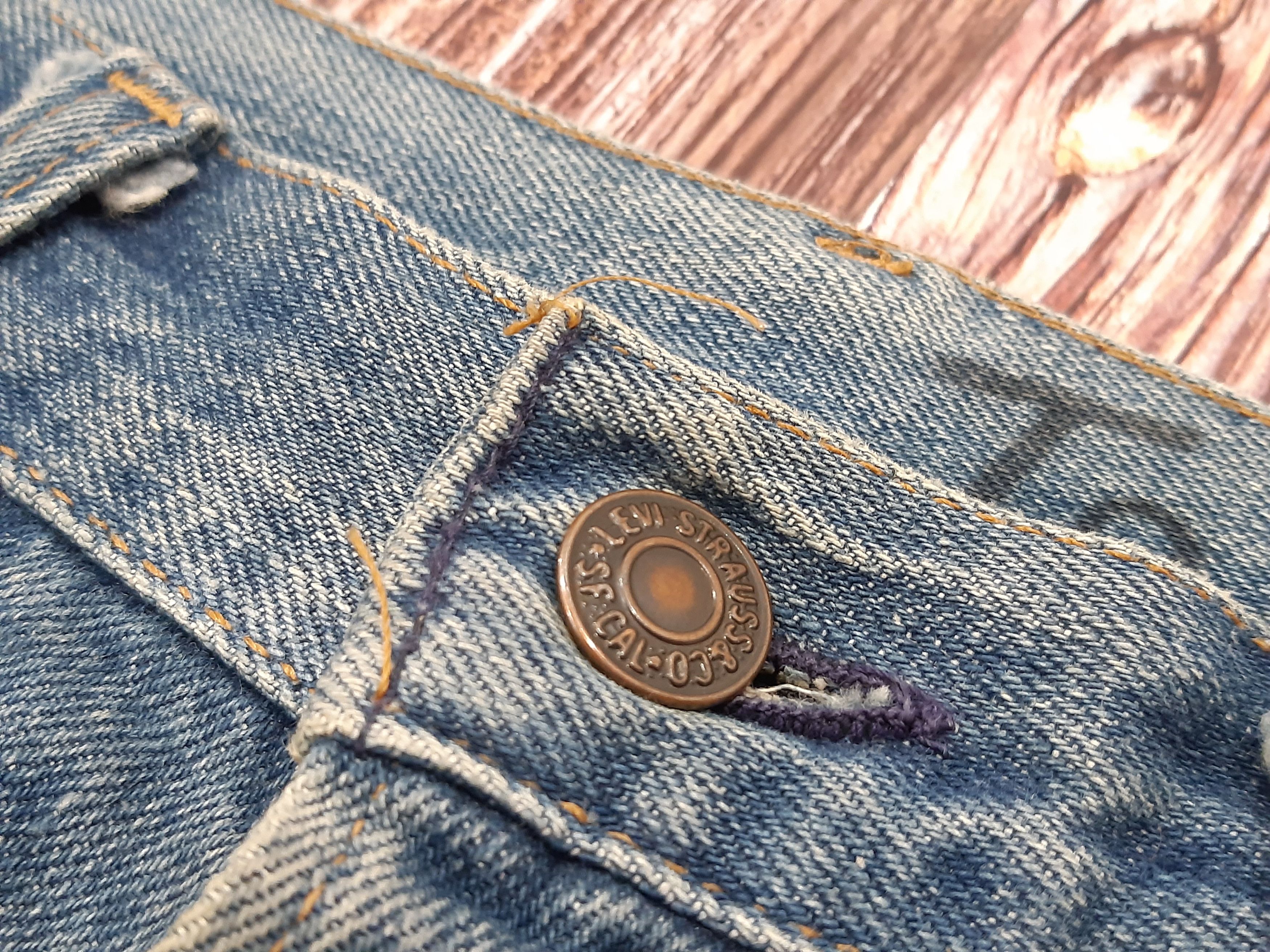 Levi's Levis 684 Jeans Flare Bell Bottom TALON Vtg Size US 32 / EU 48 - 6 Thumbnail