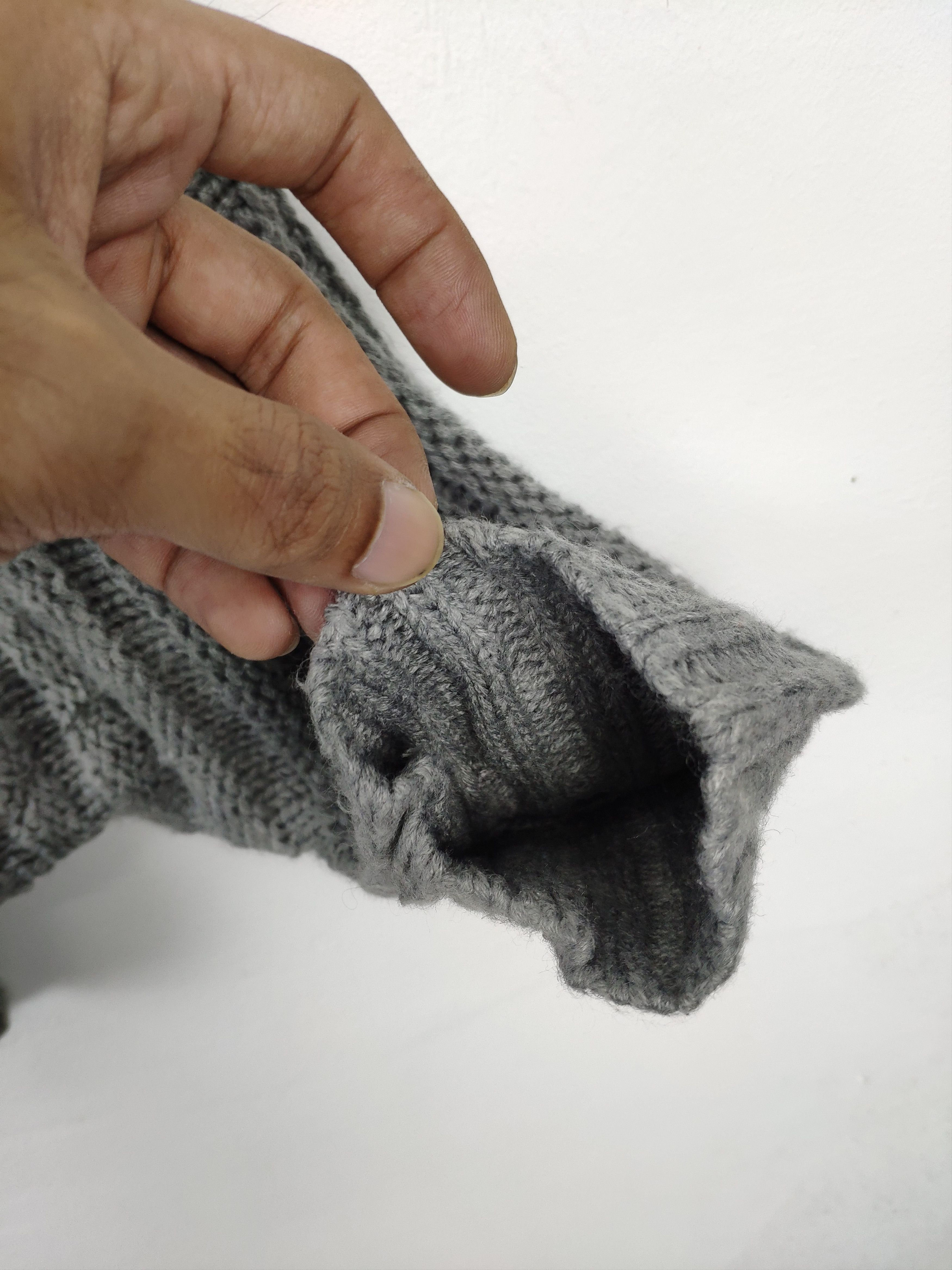 Aran Isles Knitwear × Japanese Brand Vintage Wool Knit Sweater Cardigan Poncho Style Size S / US 4 / IT 40 - 7 Thumbnail