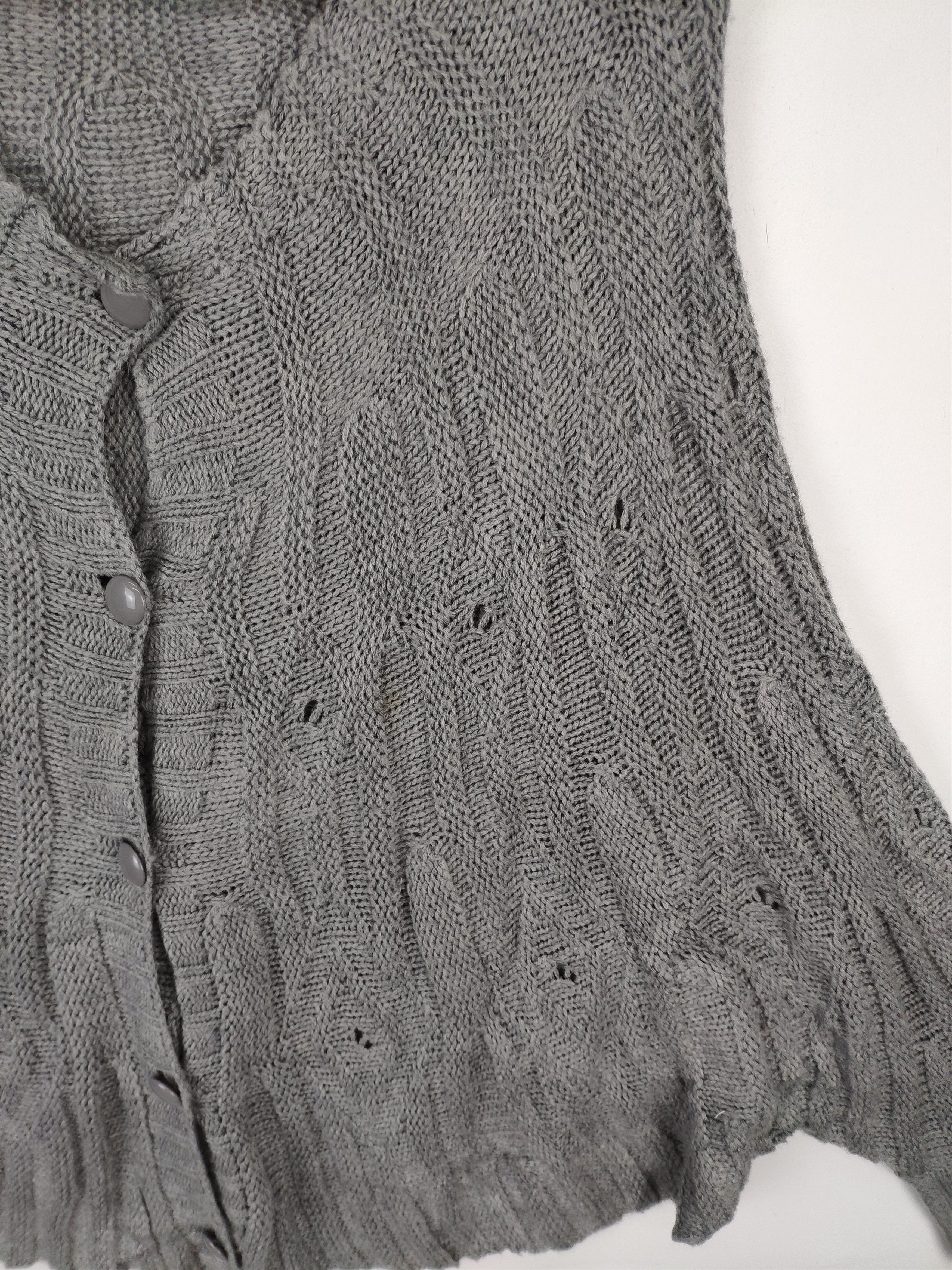 Aran Isles Knitwear × Japanese Brand Vintage Wool Knit Sweater Cardigan Poncho Style Size S / US 4 / IT 40 - 11 Thumbnail