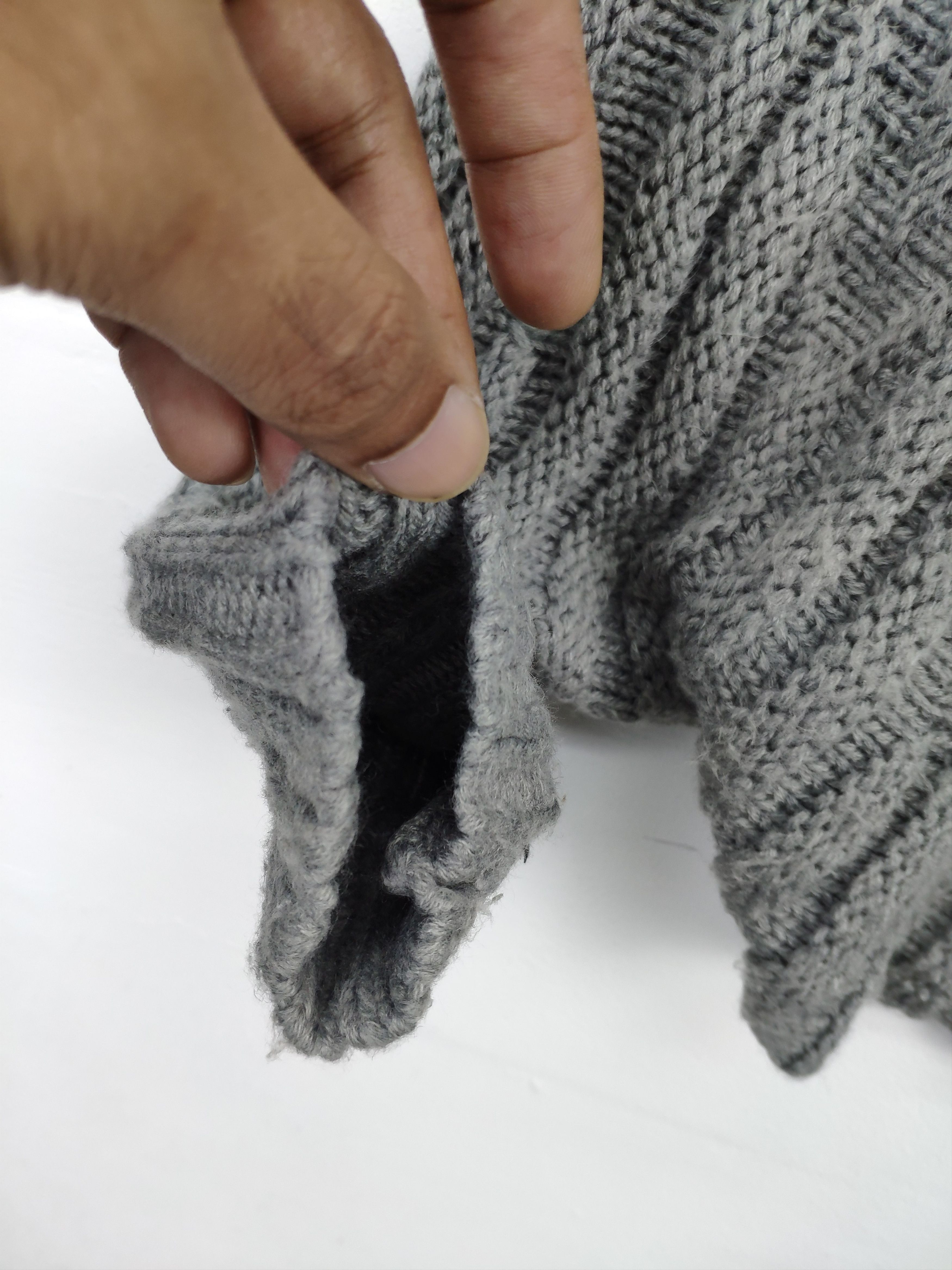 Aran Isles Knitwear × Japanese Brand Vintage Wool Knit Sweater Cardigan Poncho Style Size S / US 4 / IT 40 - 8 Thumbnail