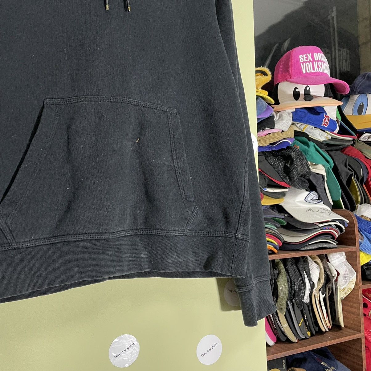 Vintage Nike Swoosh Hoodie Black Oversized Y2K Streetwear Thrashed S Size US S / EU 44-46 / 1 - 5 Thumbnail