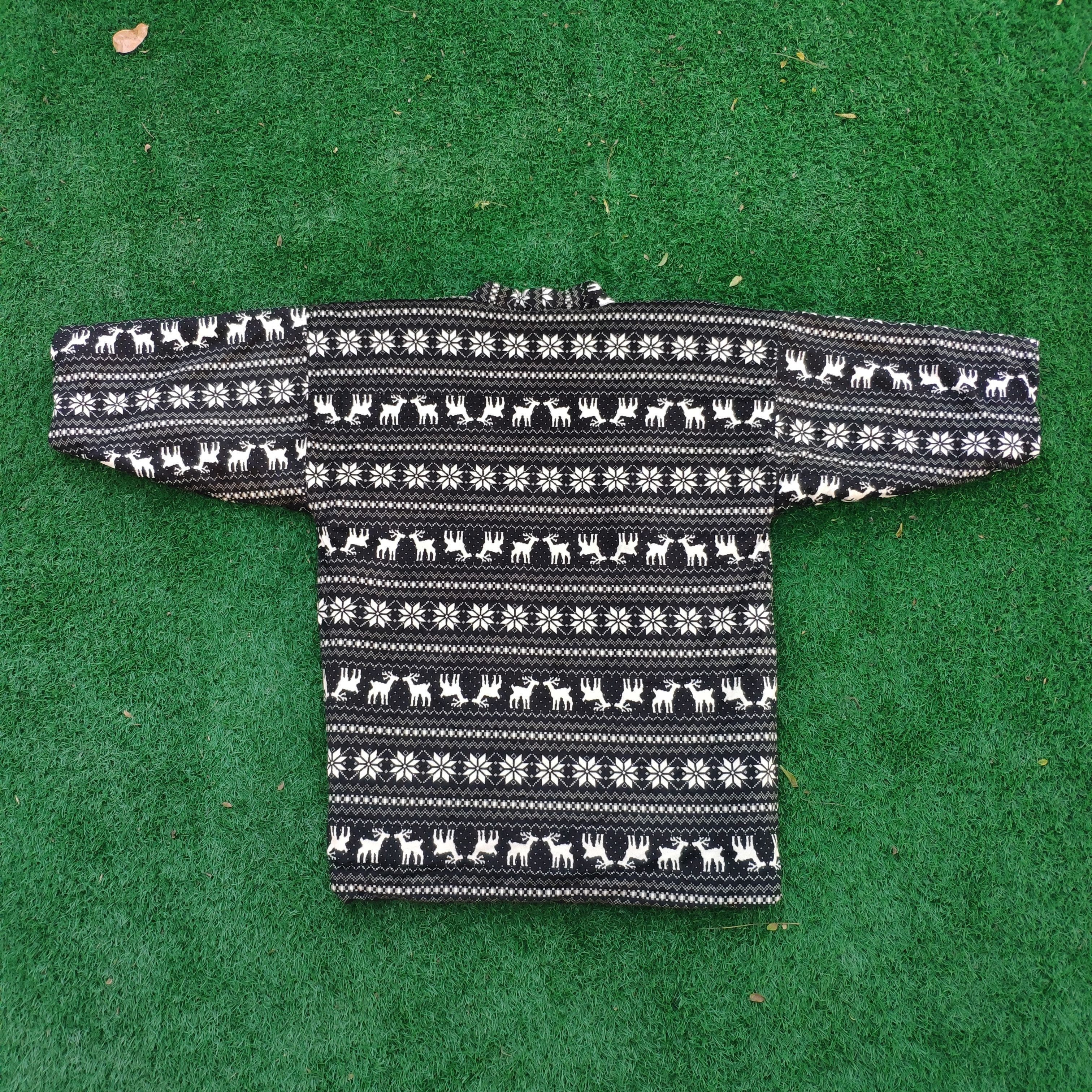 Japanese Brand × Vintage Steal 💥 Kimono Cardigan Yoichi Exclusive Fullprint Size US L / EU 52-54 / 3 - 6 Thumbnail