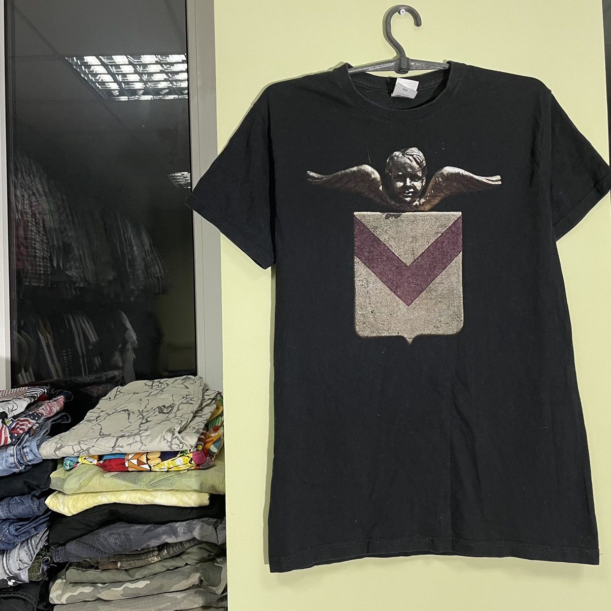 Vintage Vintage Y2K Graphic Tee Heaven Hell Satan Religion Grunge S Size US S / EU 44-46 / 1 - 3 Thumbnail