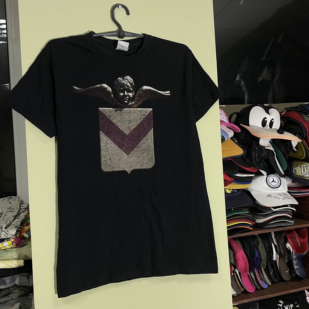 Vintage Vintage Y2K Graphic Tee Heaven Hell Satan Religion Grunge S Size US S / EU 44-46 / 1 - 2 Thumbnail