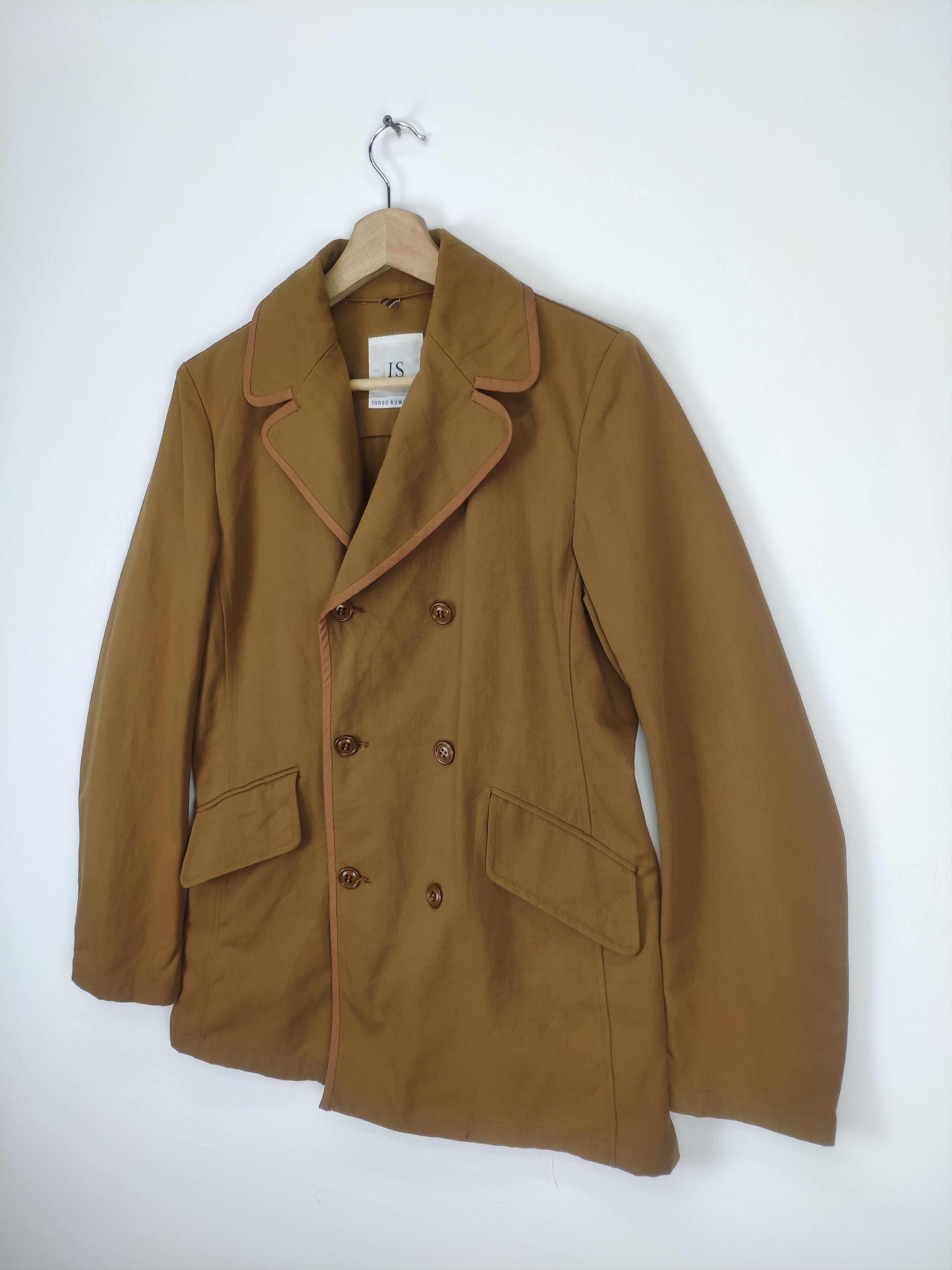 Issey Miyake × Japanese Brand × Sunao Kuwahara Vintage Issey Miyake Sunao Kuwahara Double Breasted Coats Size M / US 6-8 / IT 42-44 - 2 Thumbnail