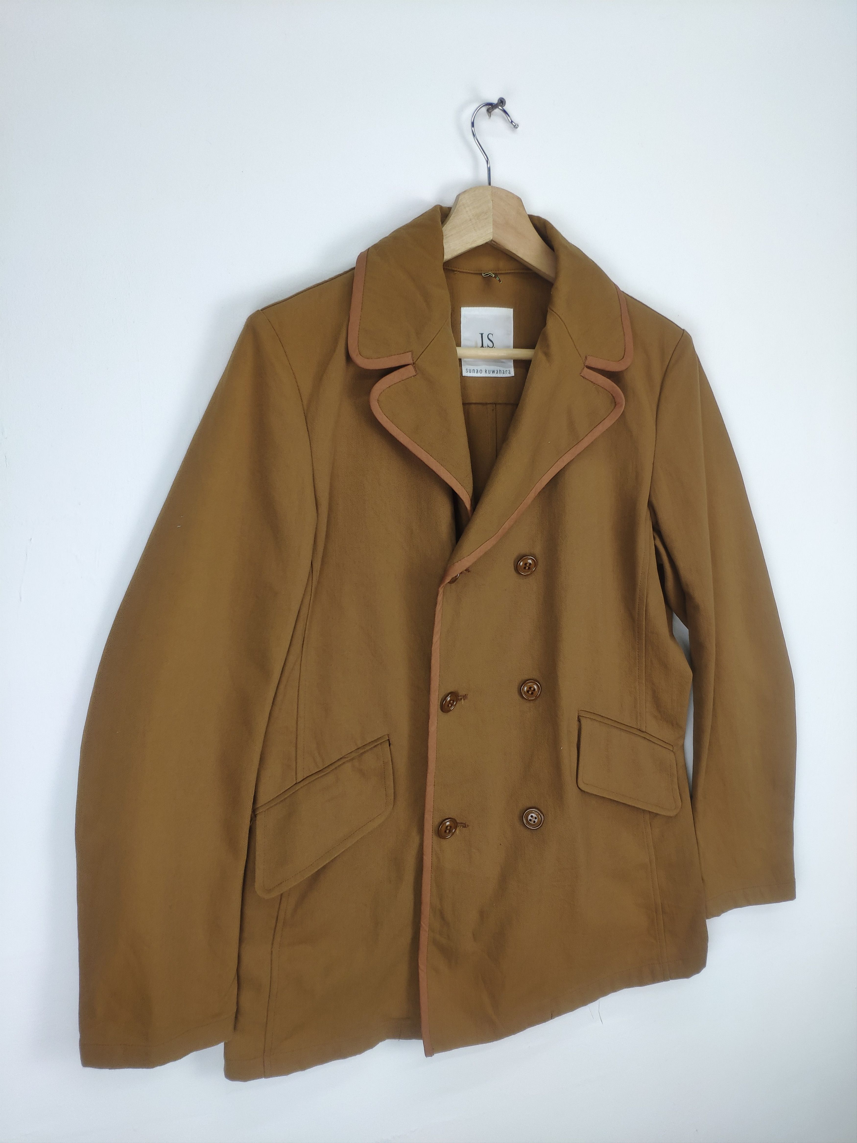 Issey Miyake × Japanese Brand × Sunao Kuwahara Vintage Issey Miyake Sunao Kuwahara Double Breasted Coats Size M / US 6-8 / IT 42-44 - 3 Thumbnail