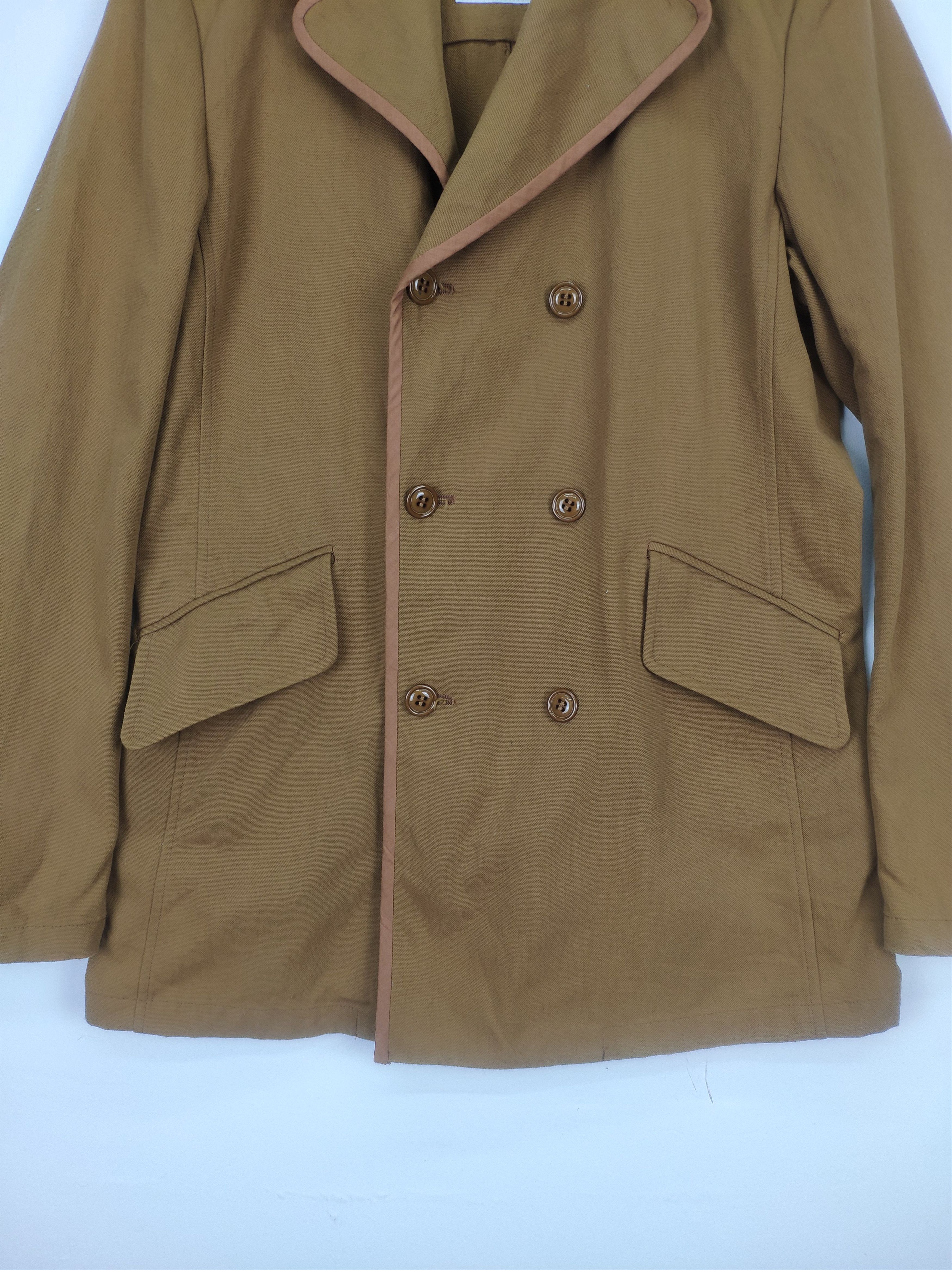 Issey Miyake × Japanese Brand × Sunao Kuwahara Vintage Issey Miyake Sunao Kuwahara Double Breasted Coats Size M / US 6-8 / IT 42-44 - 6 Thumbnail