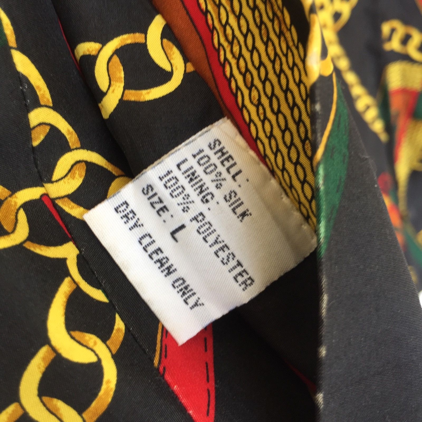 Yasuyuki Ishii Chain Overprint Silk Baroque Jacket Chanel Gucci Size US XL / EU 56 / 4 - 8 Thumbnail