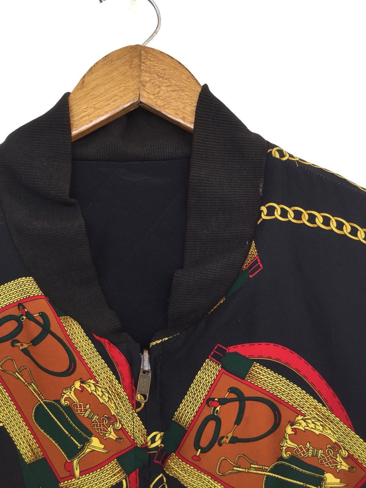 Yasuyuki Ishii Chain Overprint Silk Baroque Jacket Chanel Gucci Size US XL / EU 56 / 4 - 3 Thumbnail