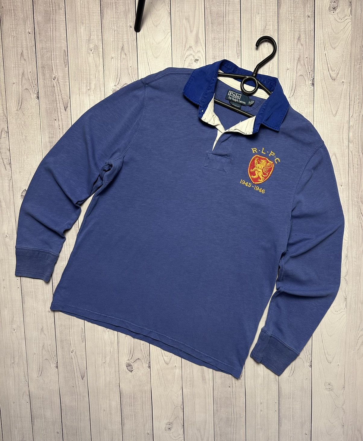Polo Ralph Lauren × Vintage Vintage Polo Ralph Lauren rugby jersey logo rare size M Size US M / EU 48-50 / 2 - 1 Thumbnail