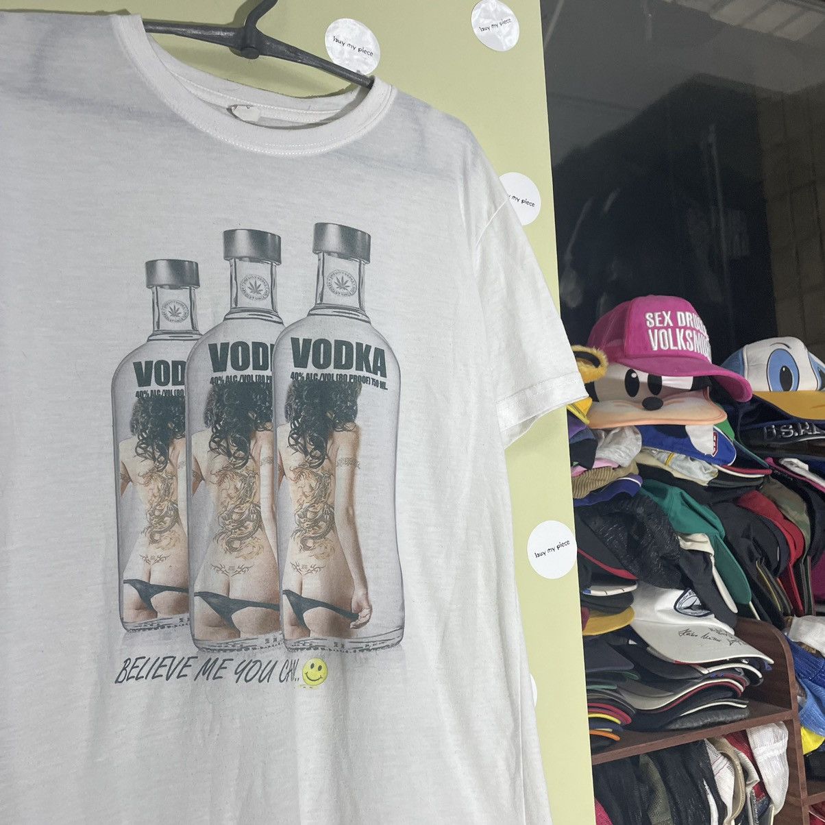 Vintage Vintage Y2K Sun Faded Graphic Tee Vodka Promo Streetwear L Size US L / EU 52-54 / 3 - 2 Thumbnail