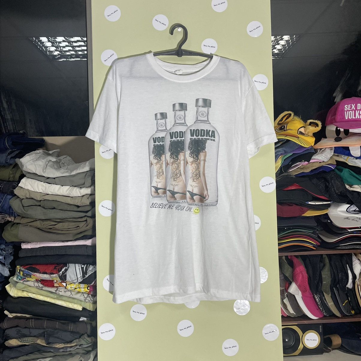 Vintage Vintage Y2K Sun Faded Graphic Tee Vodka Promo Streetwear L Size US L / EU 52-54 / 3 - 1 Thumbnail