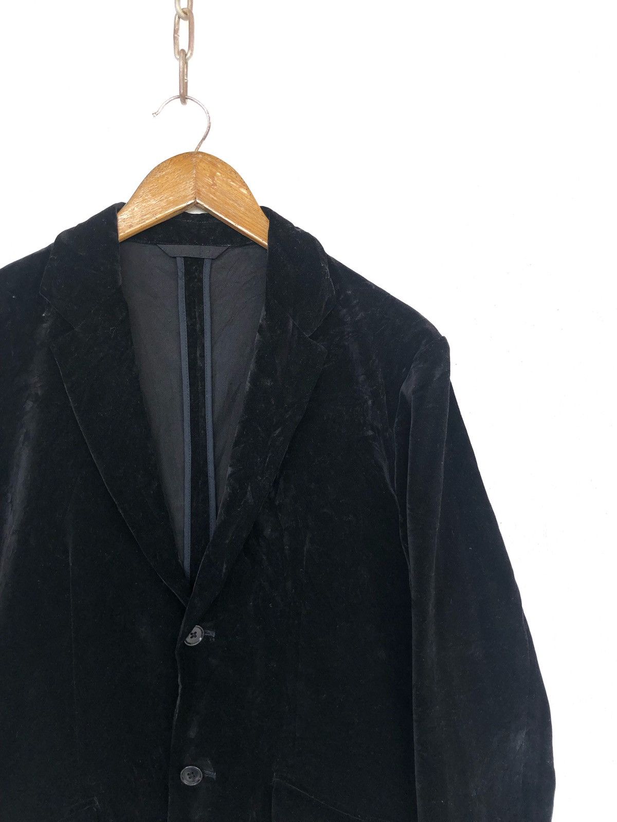 Beams Plus Vintage 90s Beams 🇯🇵 Velvet 2 Button Blazer/Jacket Size US S / EU 44-46 / 1 - 5 Thumbnail