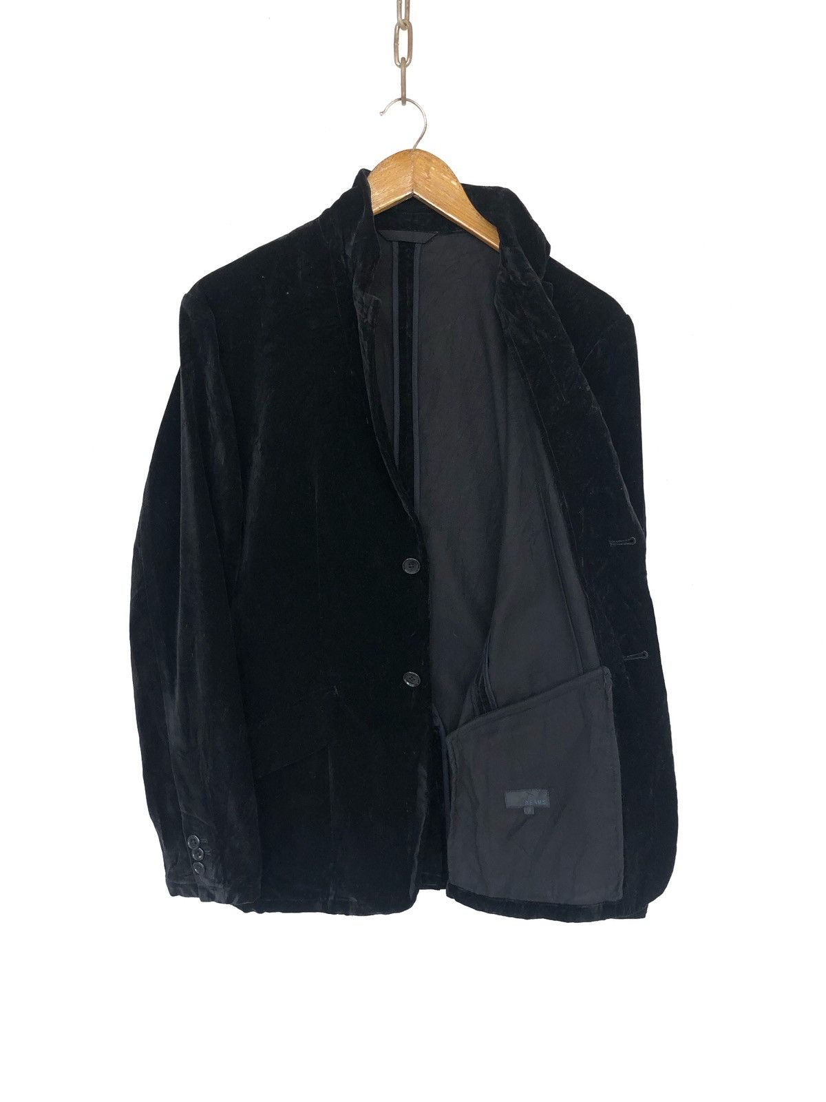 Beams Plus Vintage 90s Beams 🇯🇵 Velvet 2 Button Blazer/Jacket Size US S / EU 44-46 / 1 - 2 Thumbnail