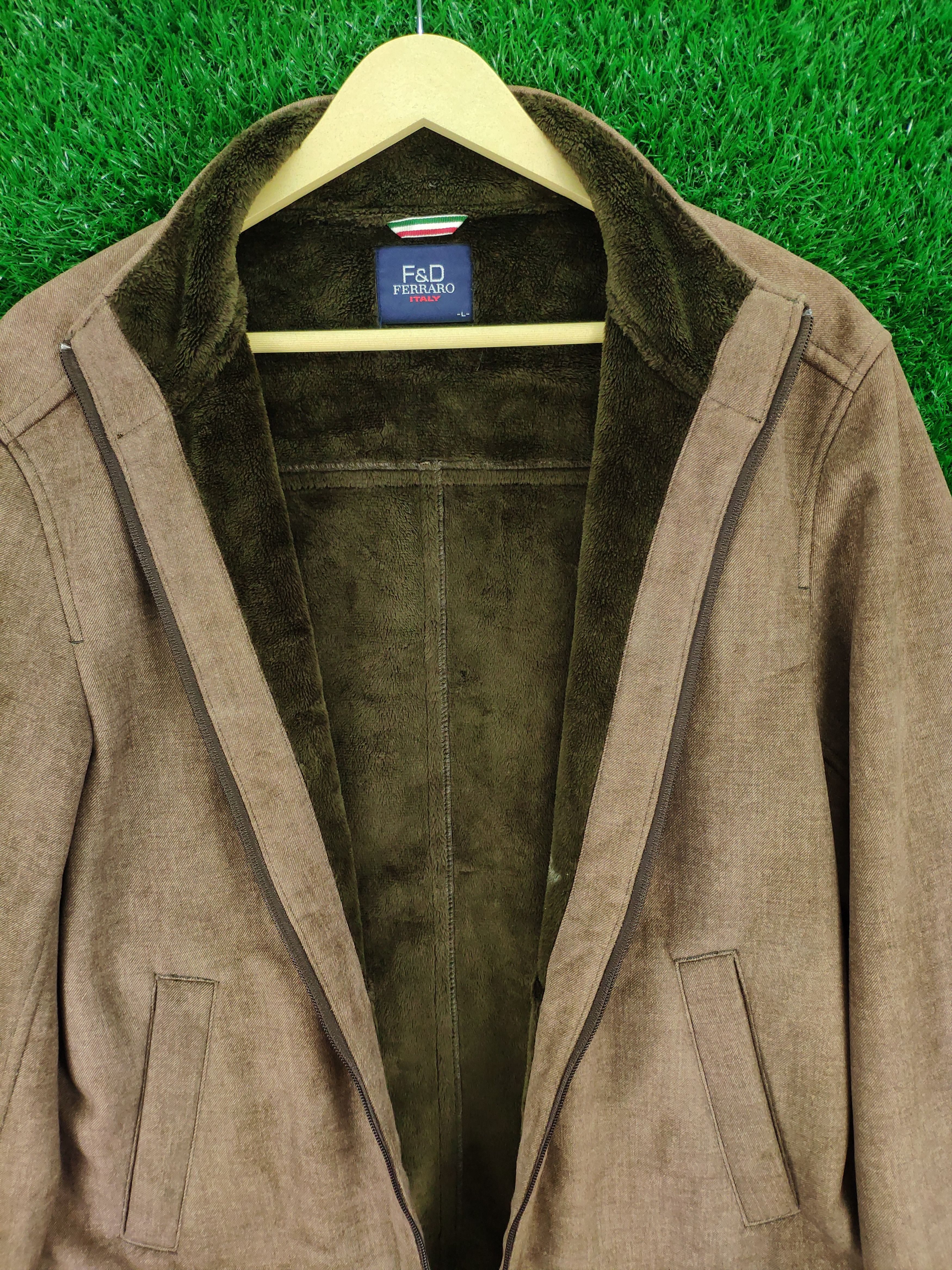 Vintage Vintage Jacket Lining Fleece by Ferraro Size US M / EU 48-50 / 2 - 6 Thumbnail