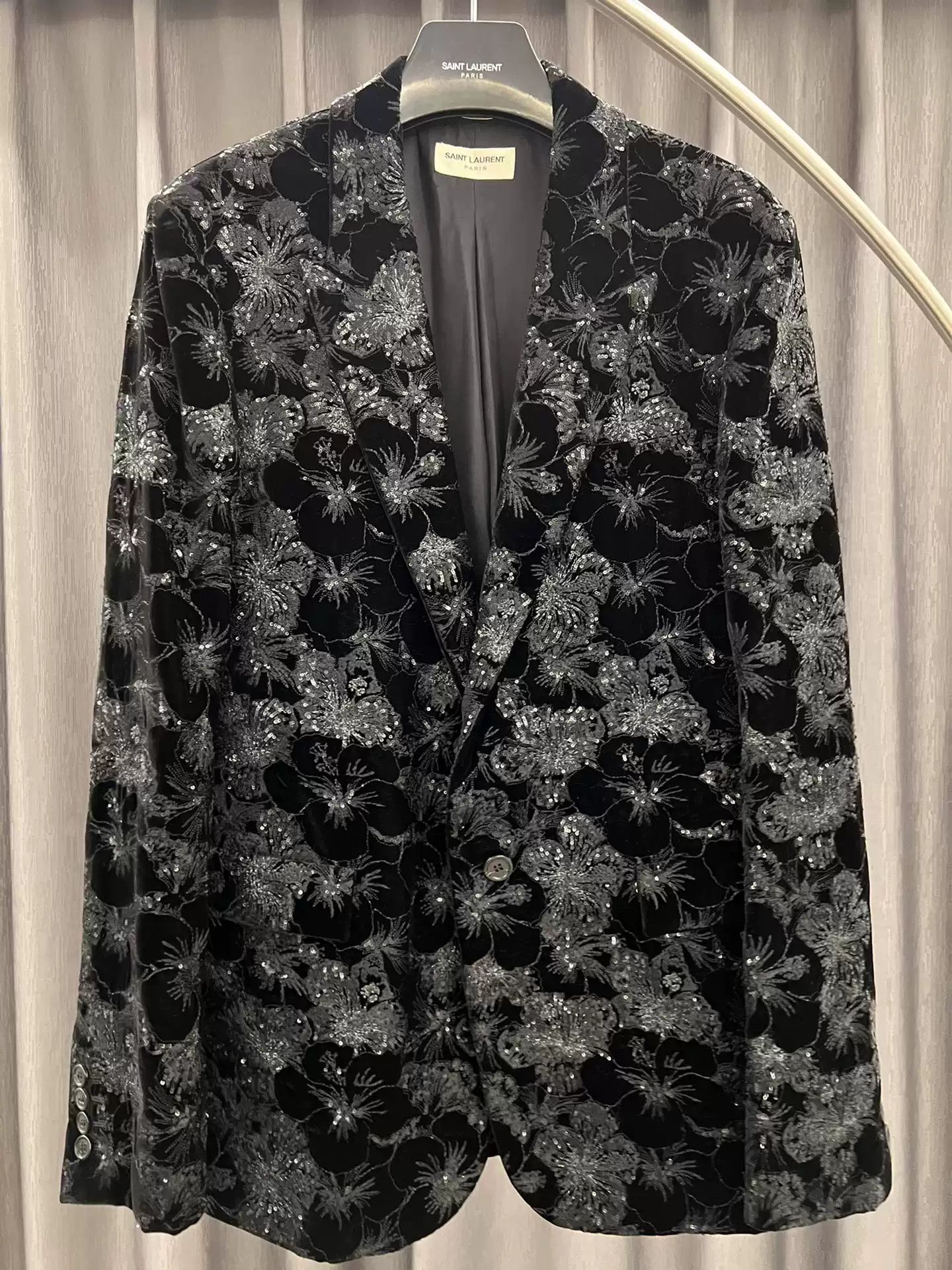 Saint Laurent Original New Floral Blazer Size 48