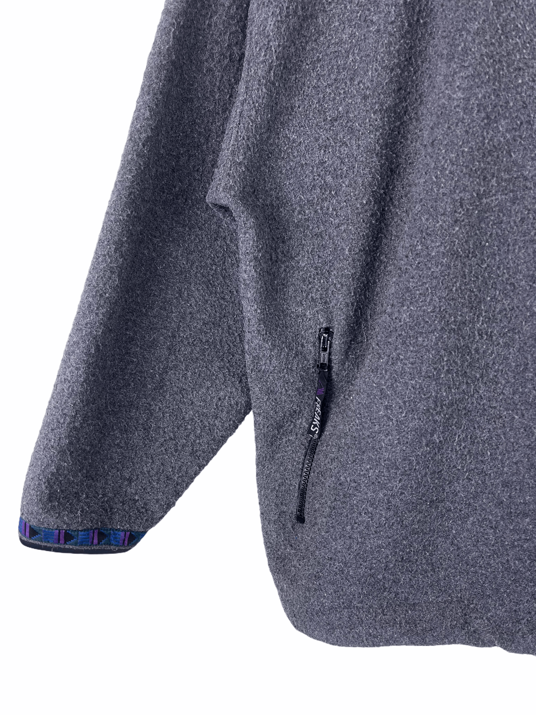 Japanese Brand × Vintage Vintage Freaks Fleece Half Zip Size US L / EU 52-54 / 3 - 3 Thumbnail