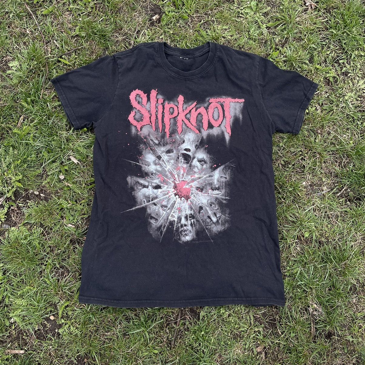 Vintage Vintage Y2K Slipknot Band Tee Sun Faded Grunge Black Baggy M Size US M / EU 48-50 / 2 - 2 Thumbnail