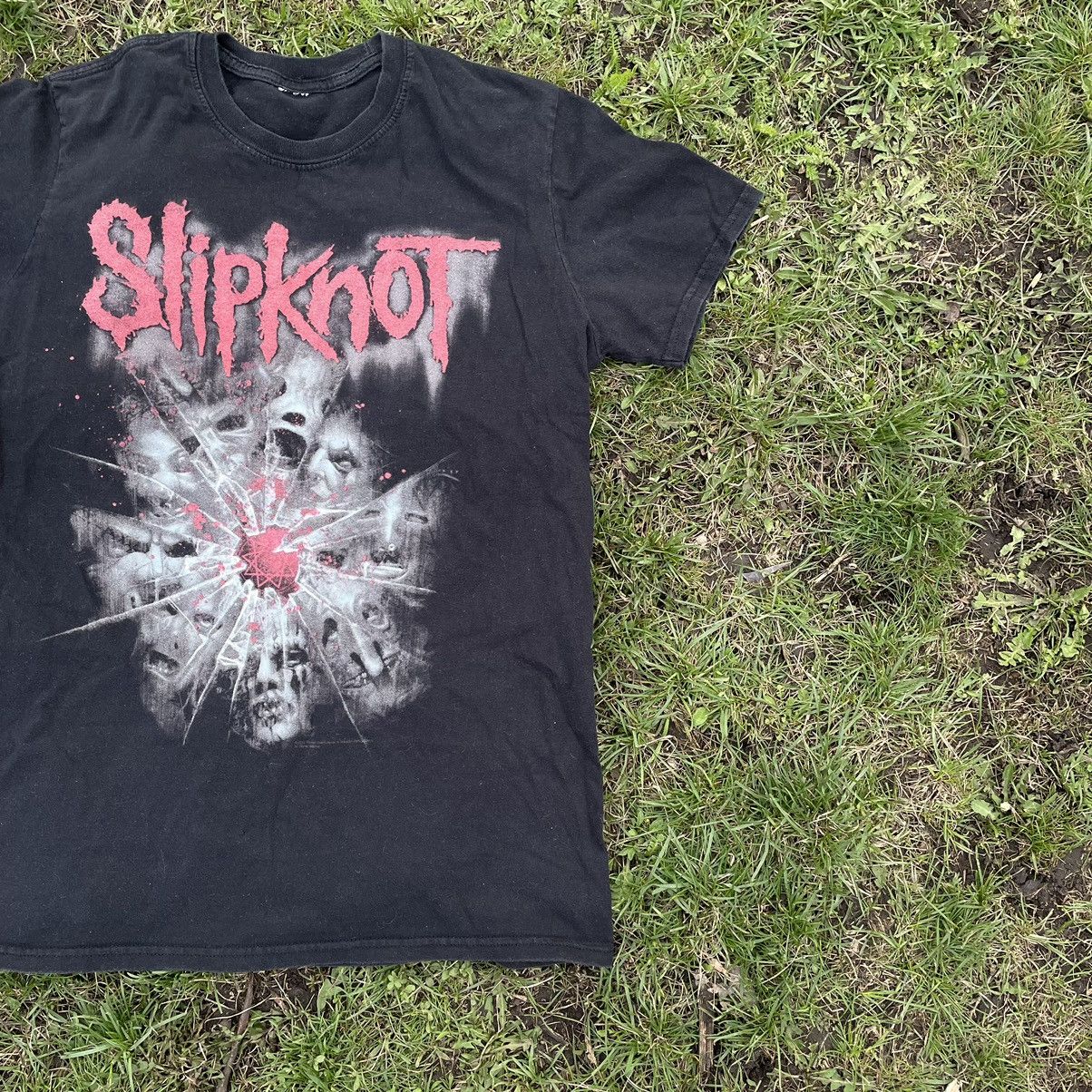 Vintage Vintage Y2K Slipknot Band Tee Sun Faded Grunge Black Baggy M Size US M / EU 48-50 / 2 - 3 Thumbnail