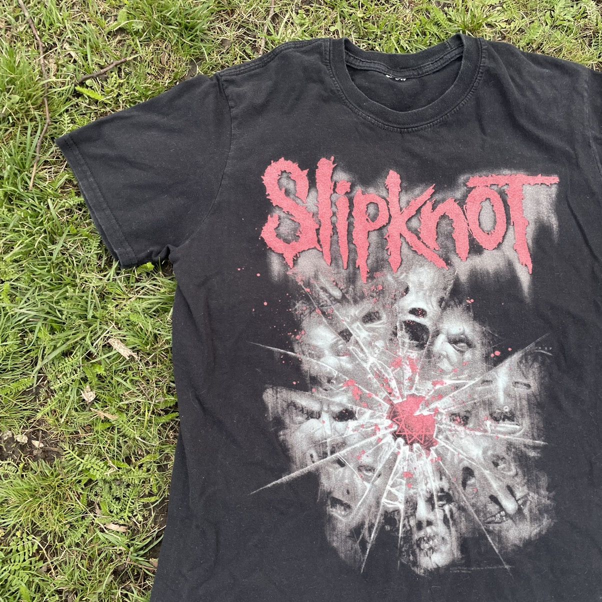 Vintage Vintage Y2K Slipknot Band Tee Sun Faded Grunge Black Baggy M Size US M / EU 48-50 / 2 - 4 Thumbnail