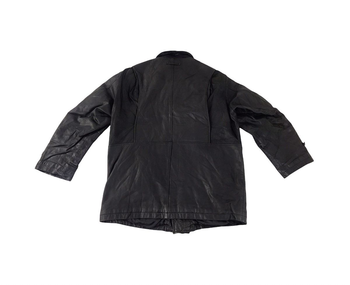 Vintage Japanese Brand Bato Loco Bomber Leather Jacket Quilt Inner Size US L / EU 52-54 / 3 - 2 Thumbnail