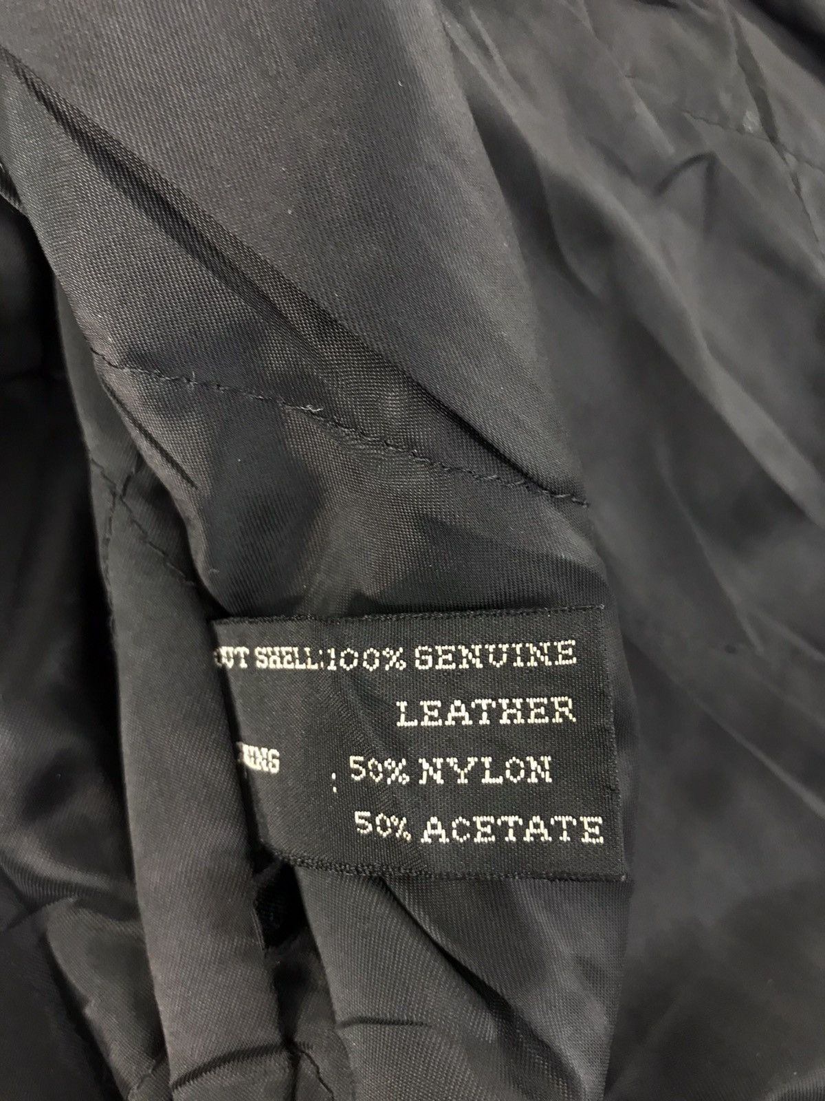 Vintage Japanese Brand Bato Loco Bomber Leather Jacket Quilt Inner Size US L / EU 52-54 / 3 - 8 Thumbnail