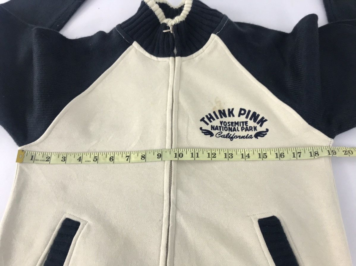 Japanese Brand × Vintage Think Pink Zipper Hoodies Inspired Fashion Designer Size US M / EU 48-50 / 2 - 9 Thumbnail
