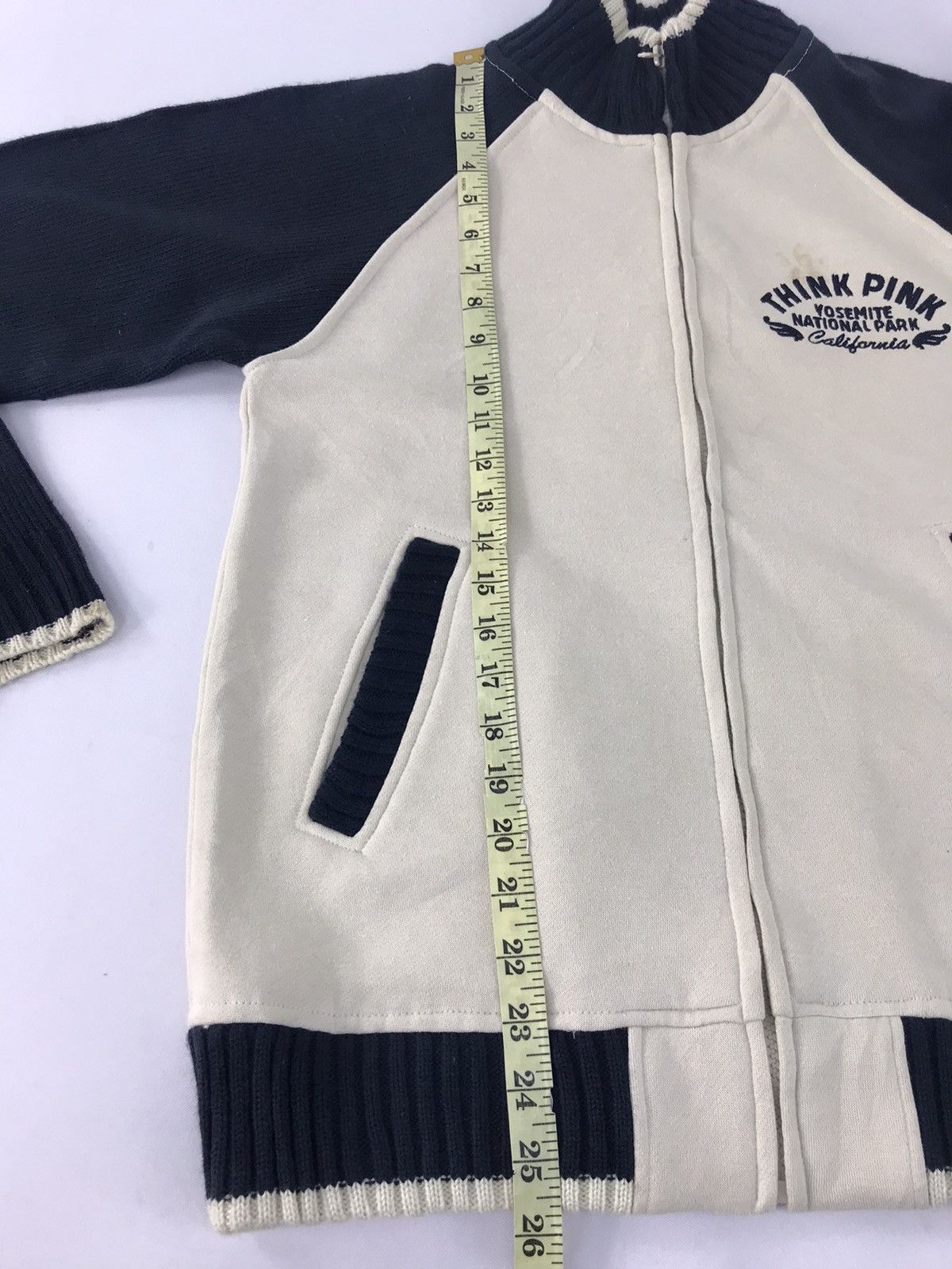 Japanese Brand × Vintage Think Pink Zipper Hoodies Inspired Fashion Designer Size US M / EU 48-50 / 2 - 10 Thumbnail