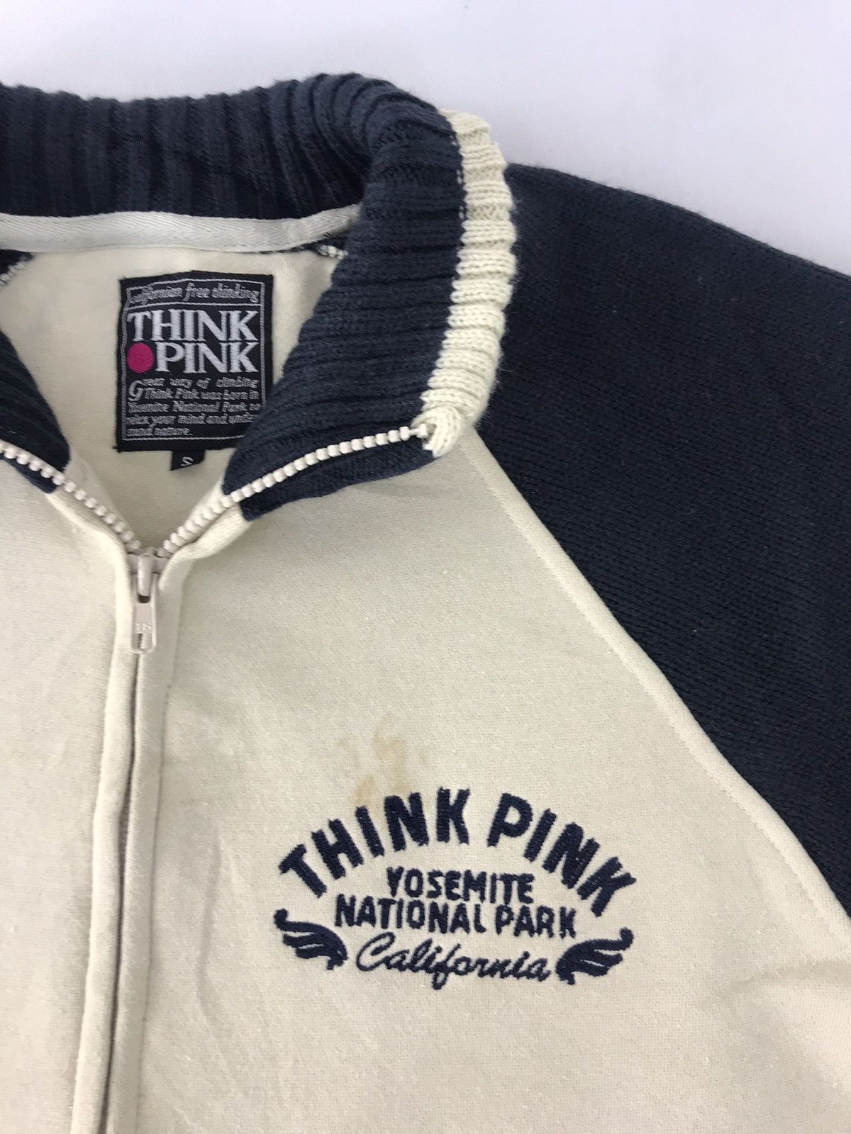 Japanese Brand × Vintage Think Pink Zipper Hoodies Inspired Fashion Designer Size US M / EU 48-50 / 2 - 3 Thumbnail