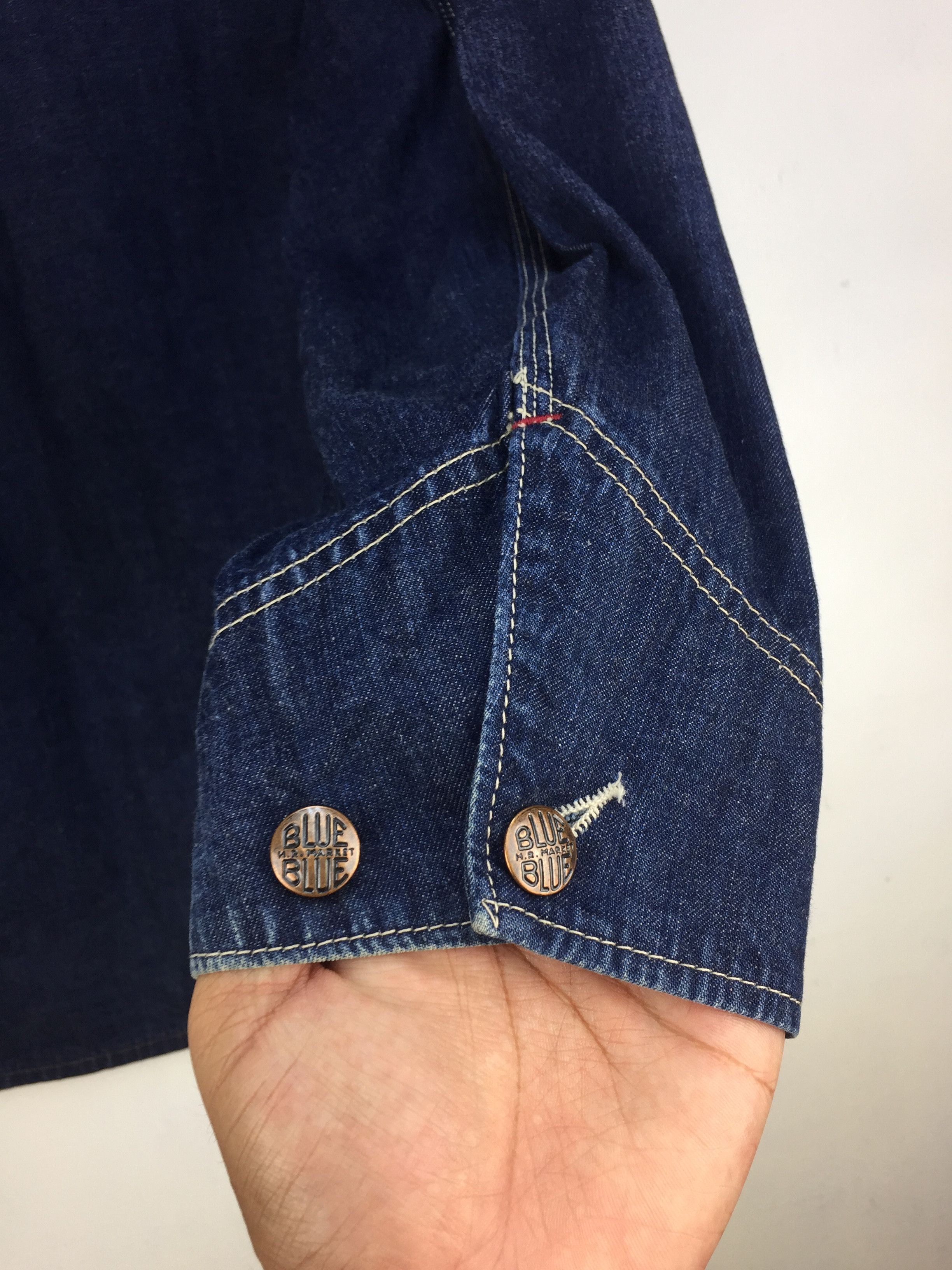 Blue Blue Japan × Japanese Brand VINTAGE BLUE BLUE WORKWEAR DENIM JACKET Size US M / EU 48-50 / 2 - 6 Thumbnail