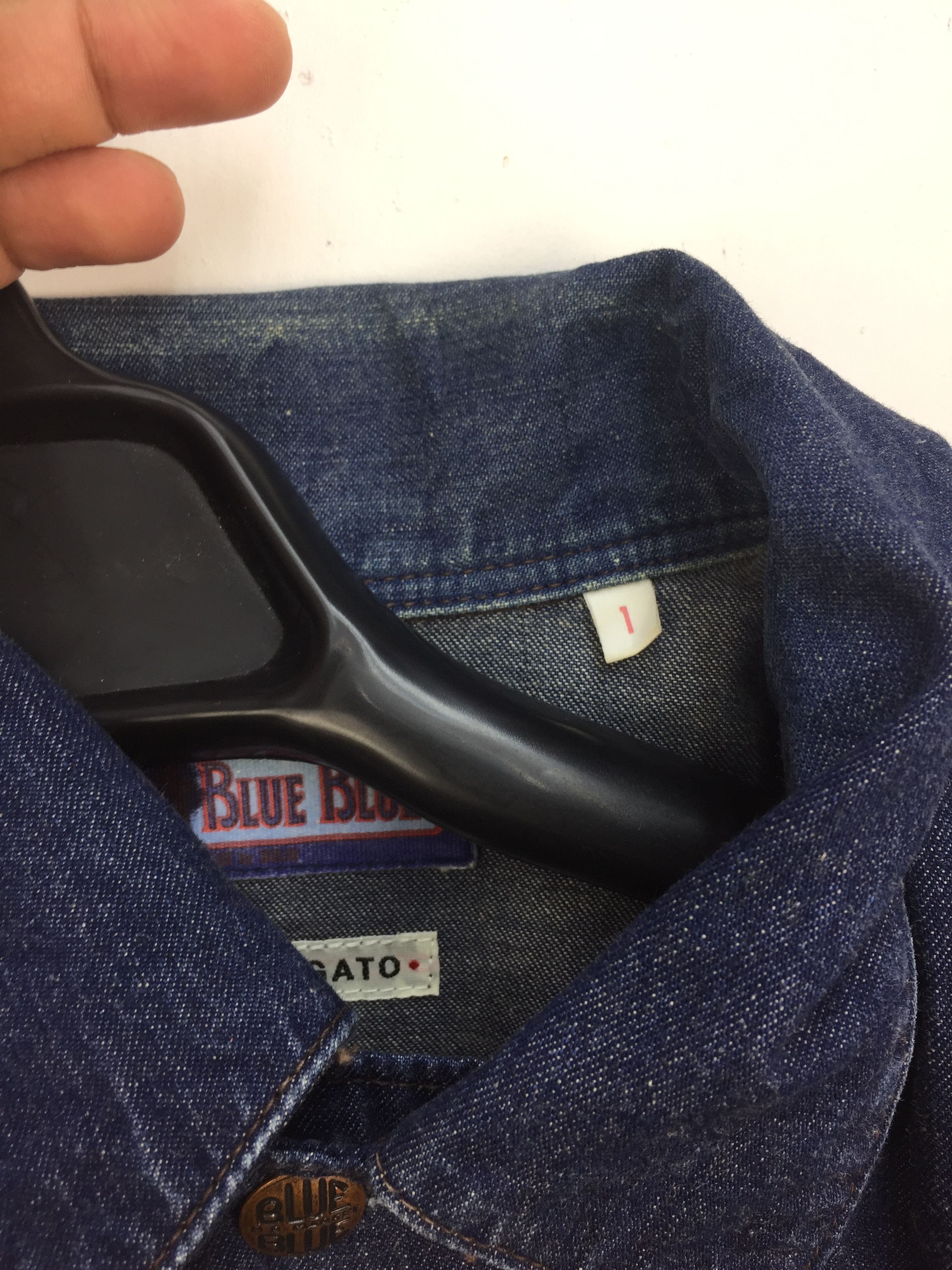 Blue Blue Japan × Japanese Brand VINTAGE BLUE BLUE WORKWEAR DENIM JACKET Size US M / EU 48-50 / 2 - 7 Thumbnail