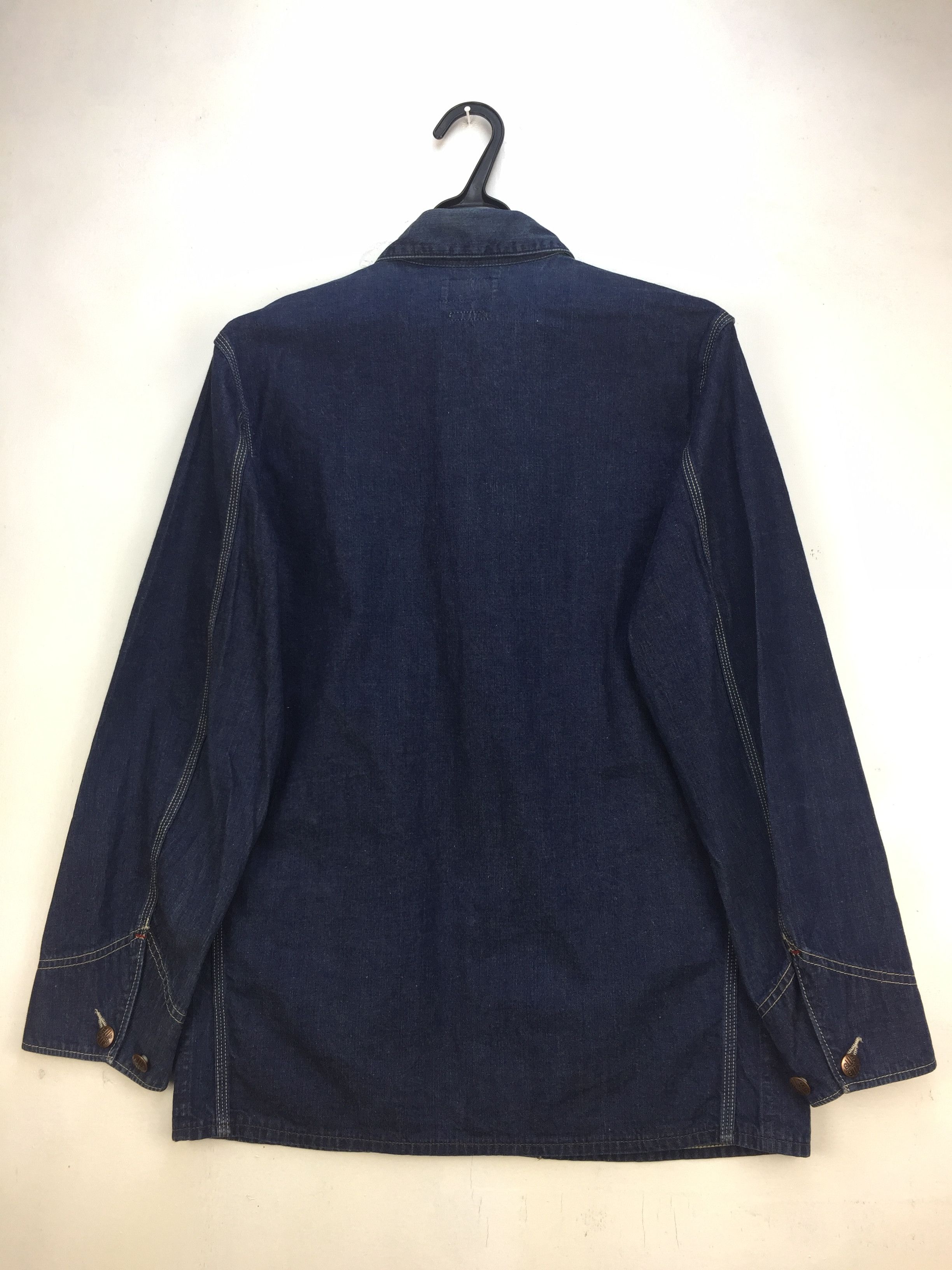 Blue Blue Japan × Japanese Brand VINTAGE BLUE BLUE WORKWEAR DENIM JACKET Size US M / EU 48-50 / 2 - 5 Thumbnail