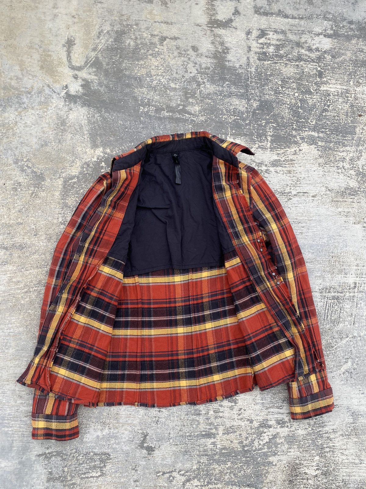 Japanese Brand × wjk WJK JAPAN CHECKERED PUNK RAVE COWBOY GRUNGE GORPCORE KAPITAL Size US M / EU 48-50 / 2 - 2 Thumbnail
